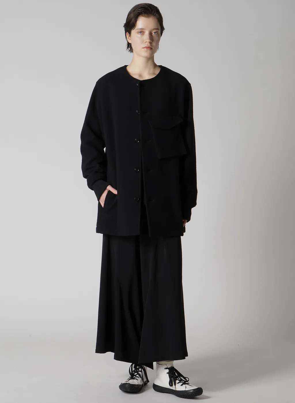 Wool Mosser Left Side Chest Pocket Jacket