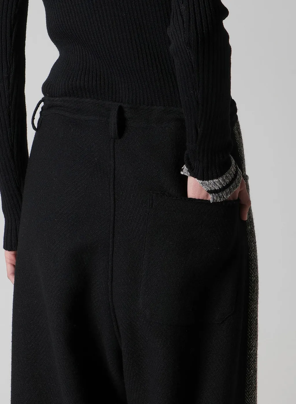 Big Herringbone Wide Pants