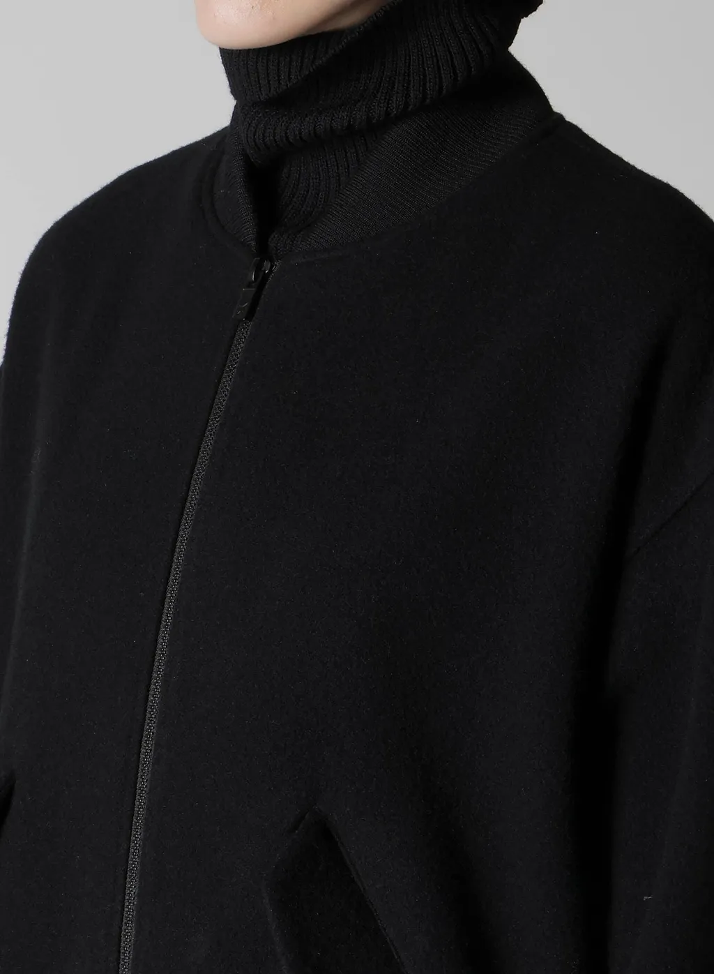 Wool Mosser Long Ma-1