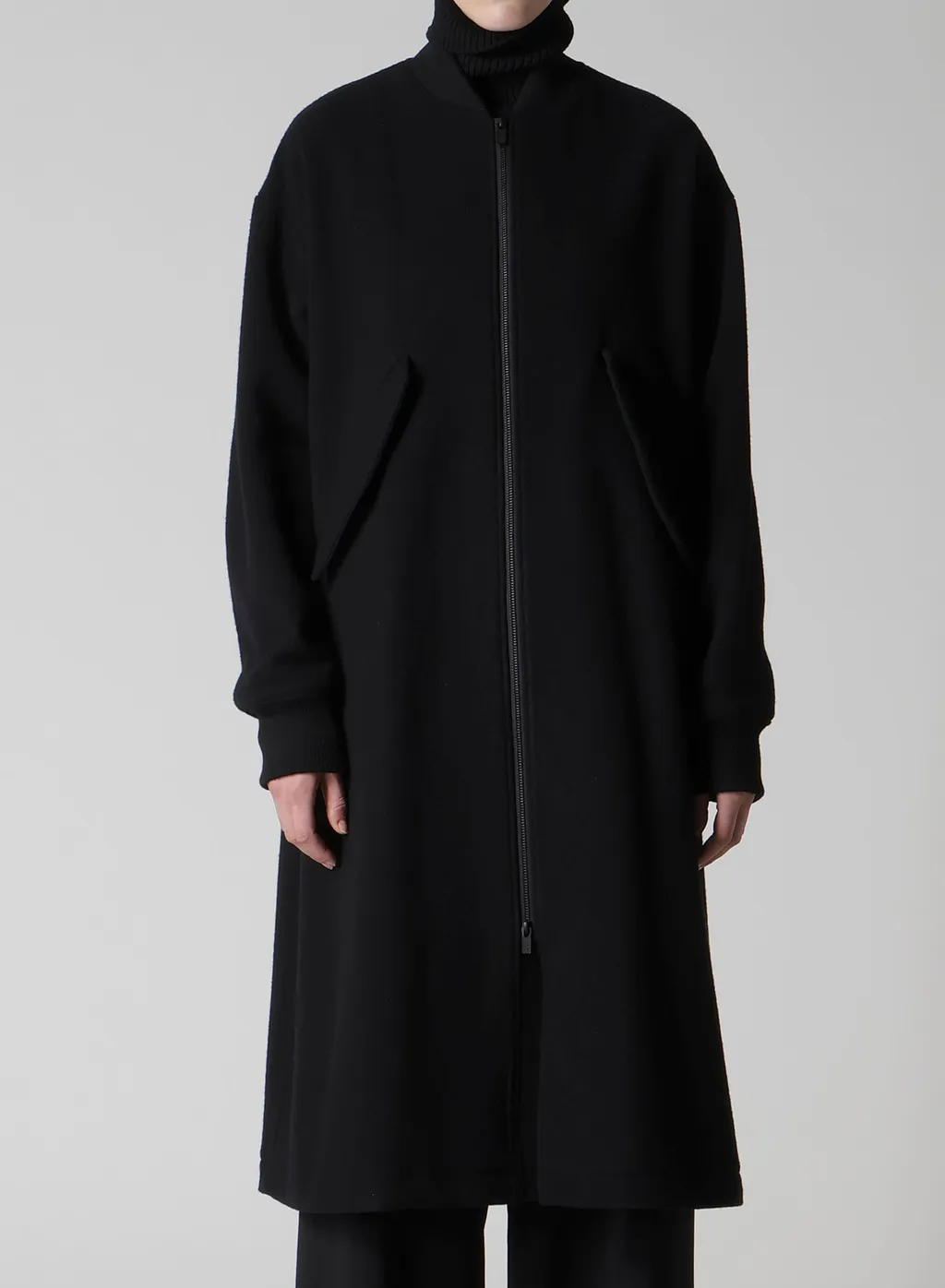 Wool Mosser Long Ma-1