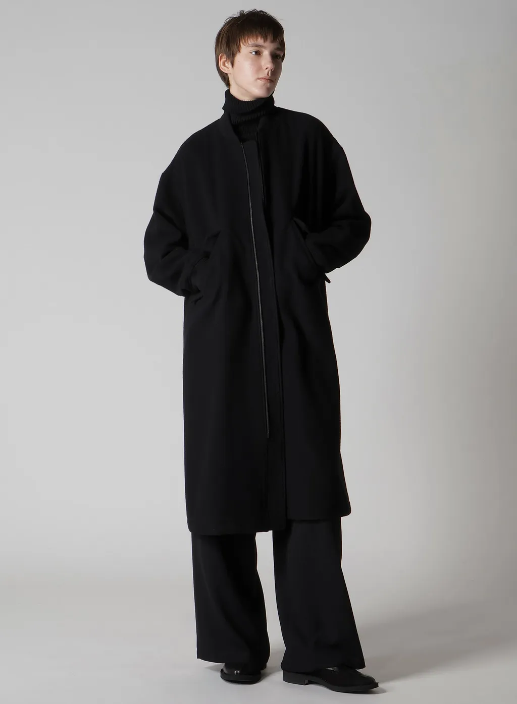 Wool Mosser Long Ma-1
