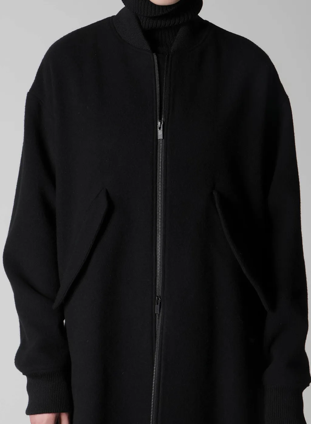Wool Mosser Long Ma-1