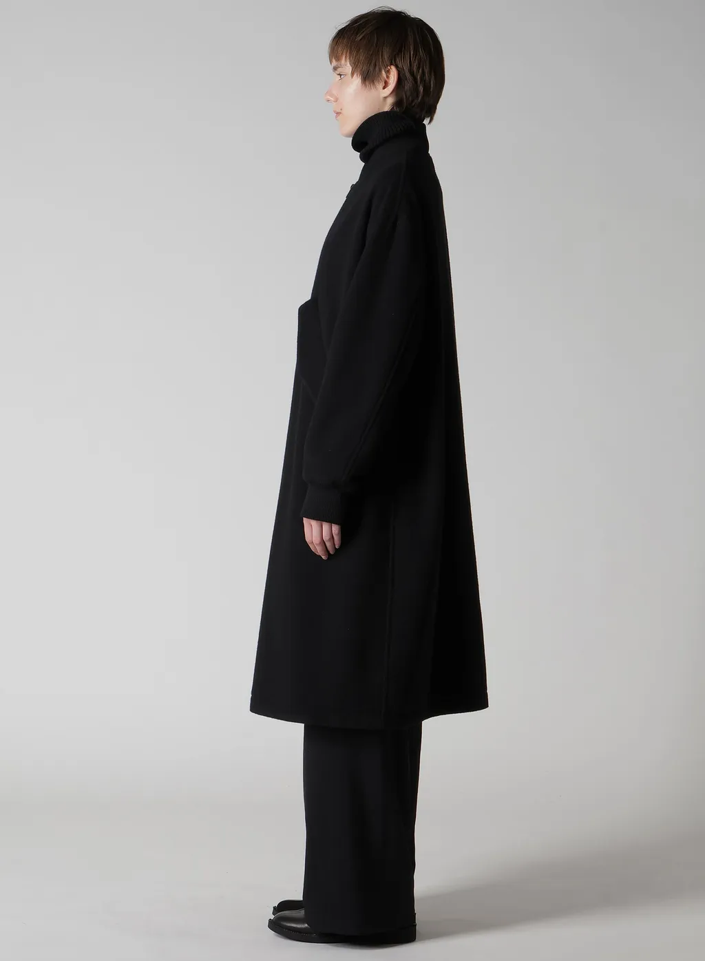 Wool Mosser Long Ma-1