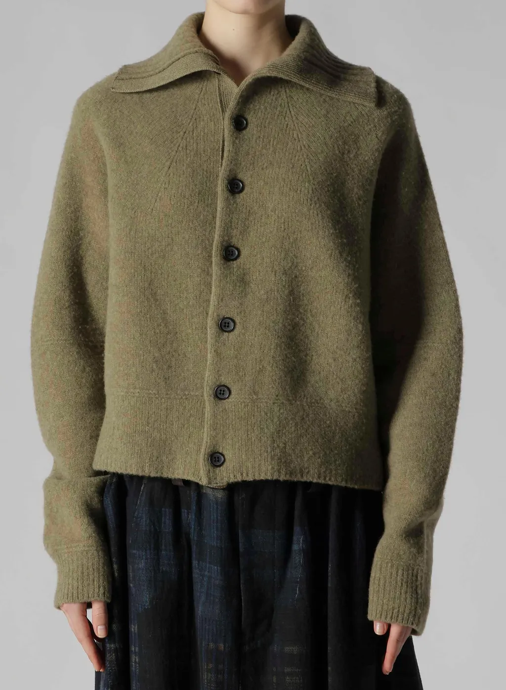 Milling Jersey Embroidery Cardigan