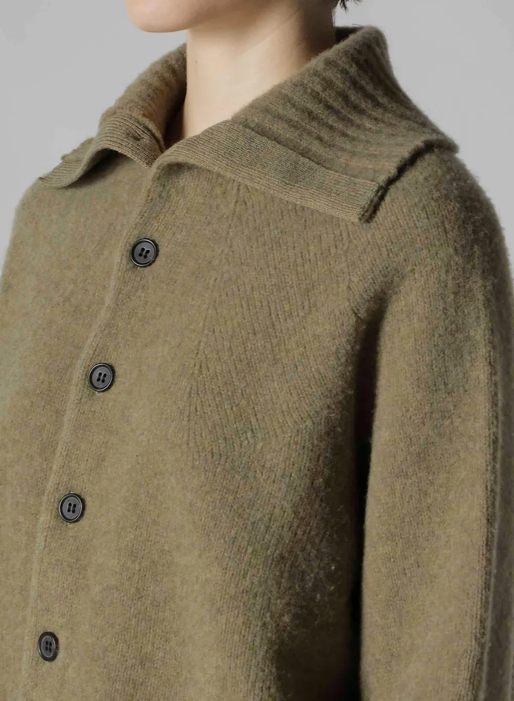 Milling Jersey Embroidery Cardigan
