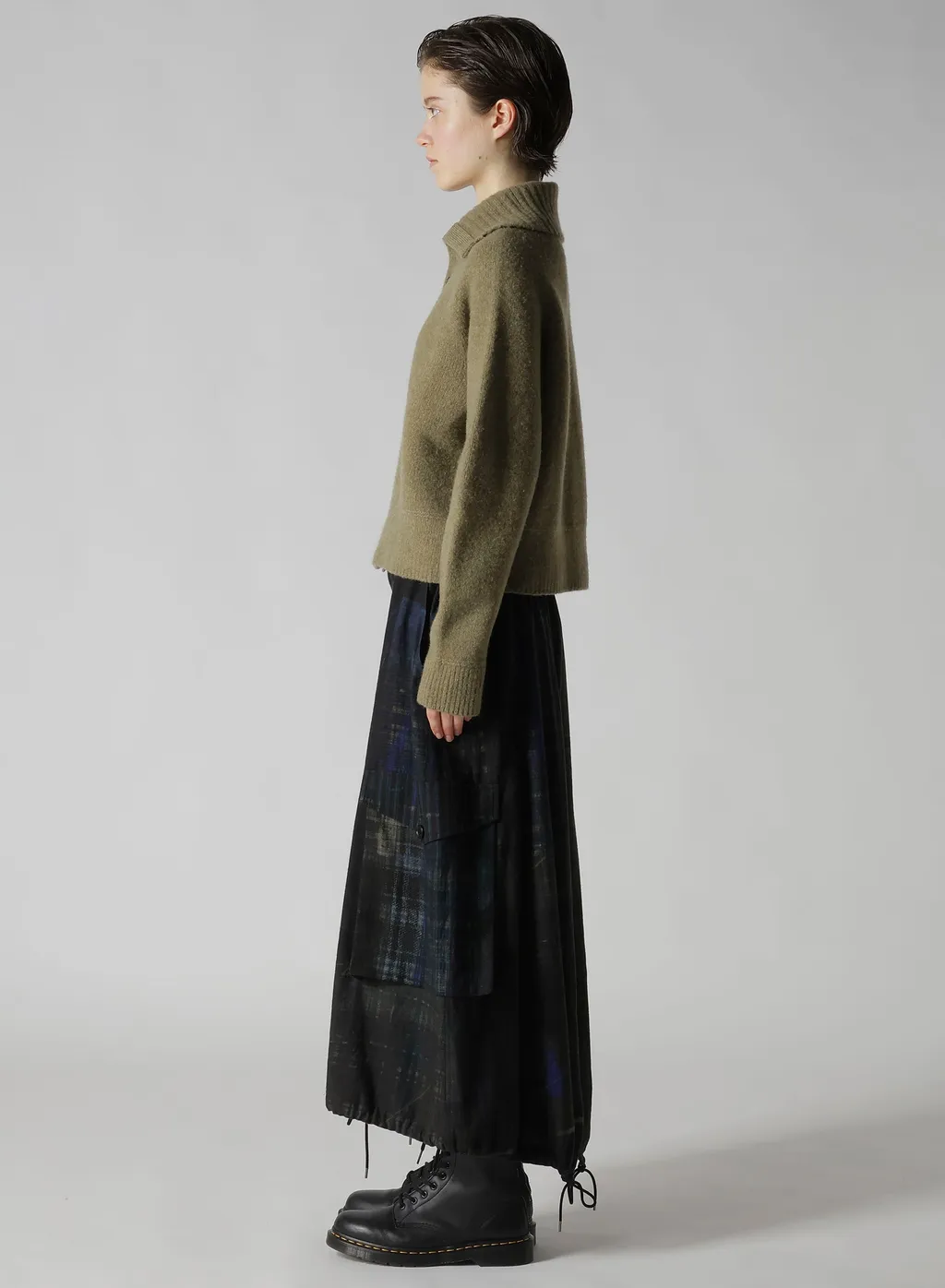 Milling Jersey Embroidery Cardigan