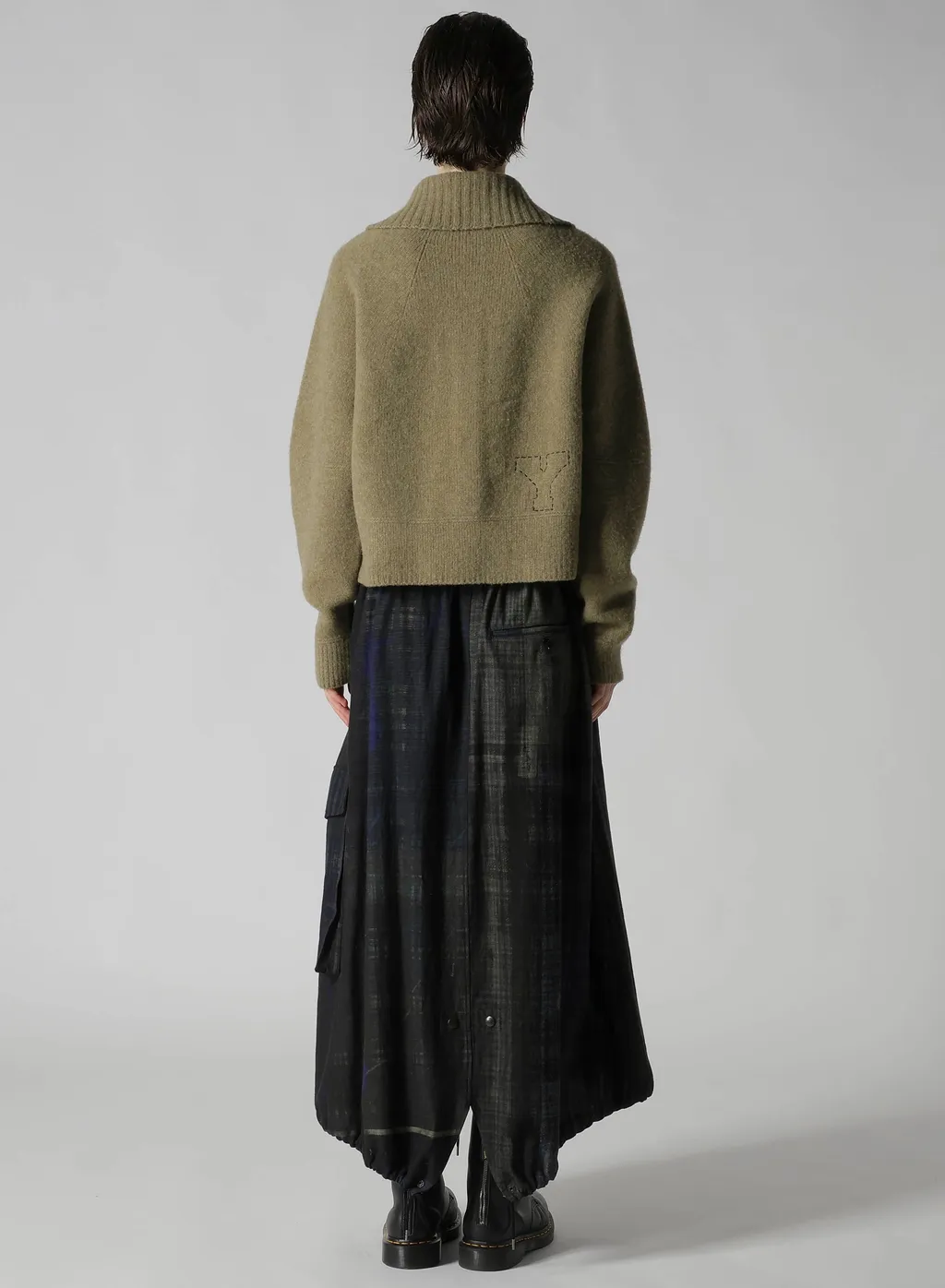 Milling Jersey Embroidery Cardigan