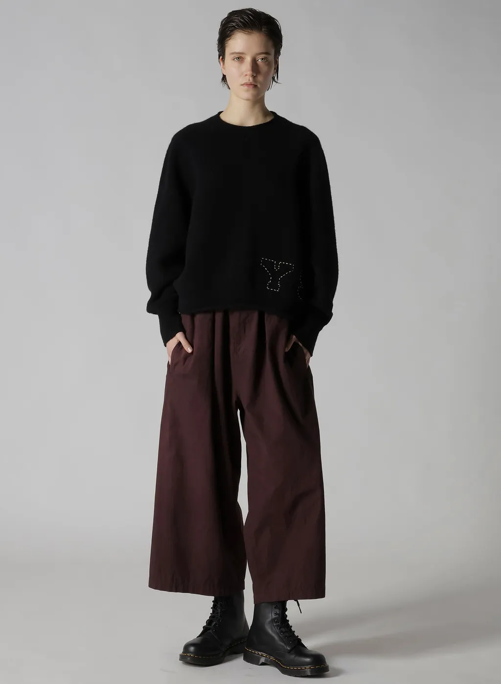 Milling Jersey Embroidery Pullover