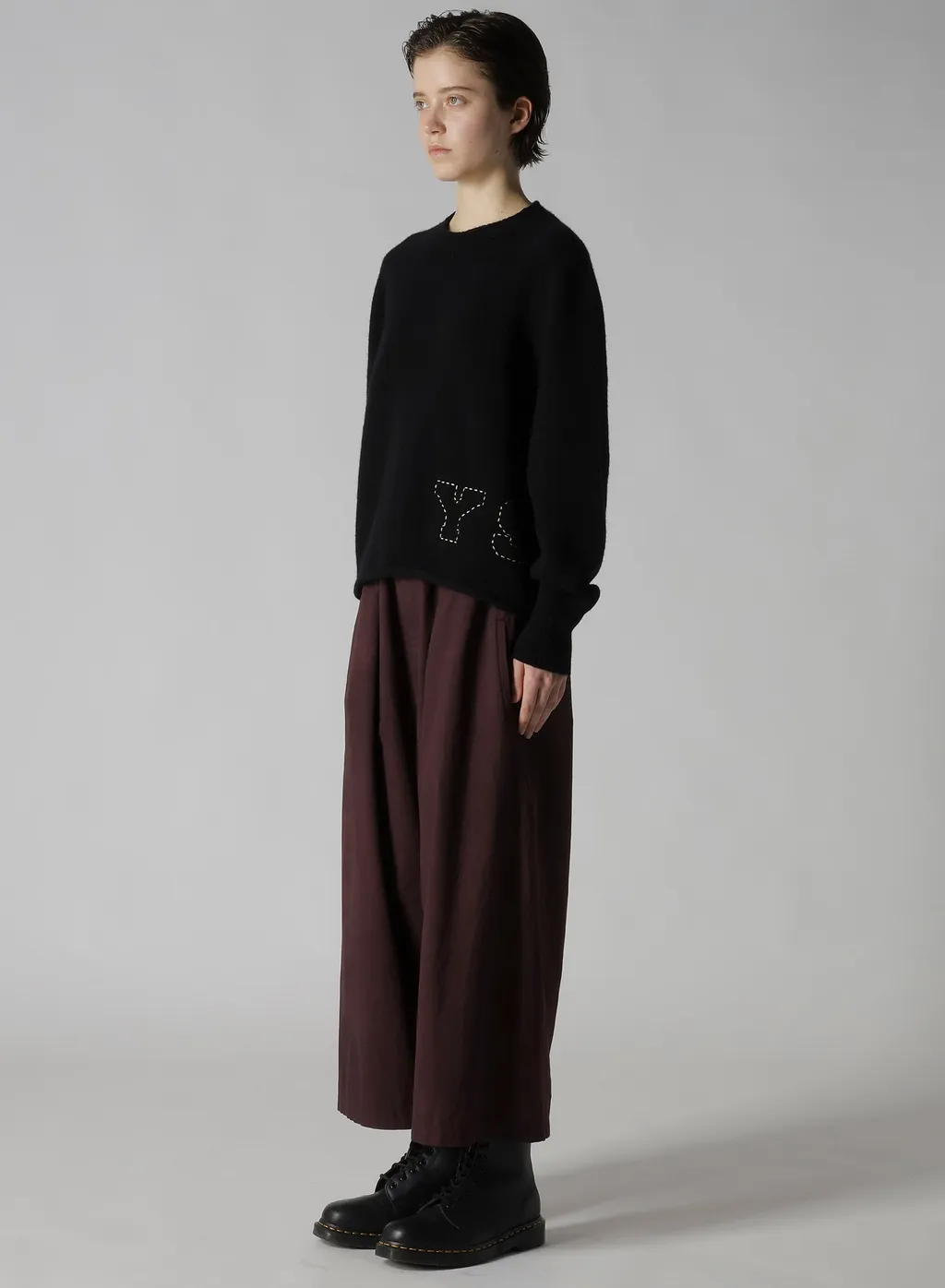 Milling Jersey Embroidery Pullover