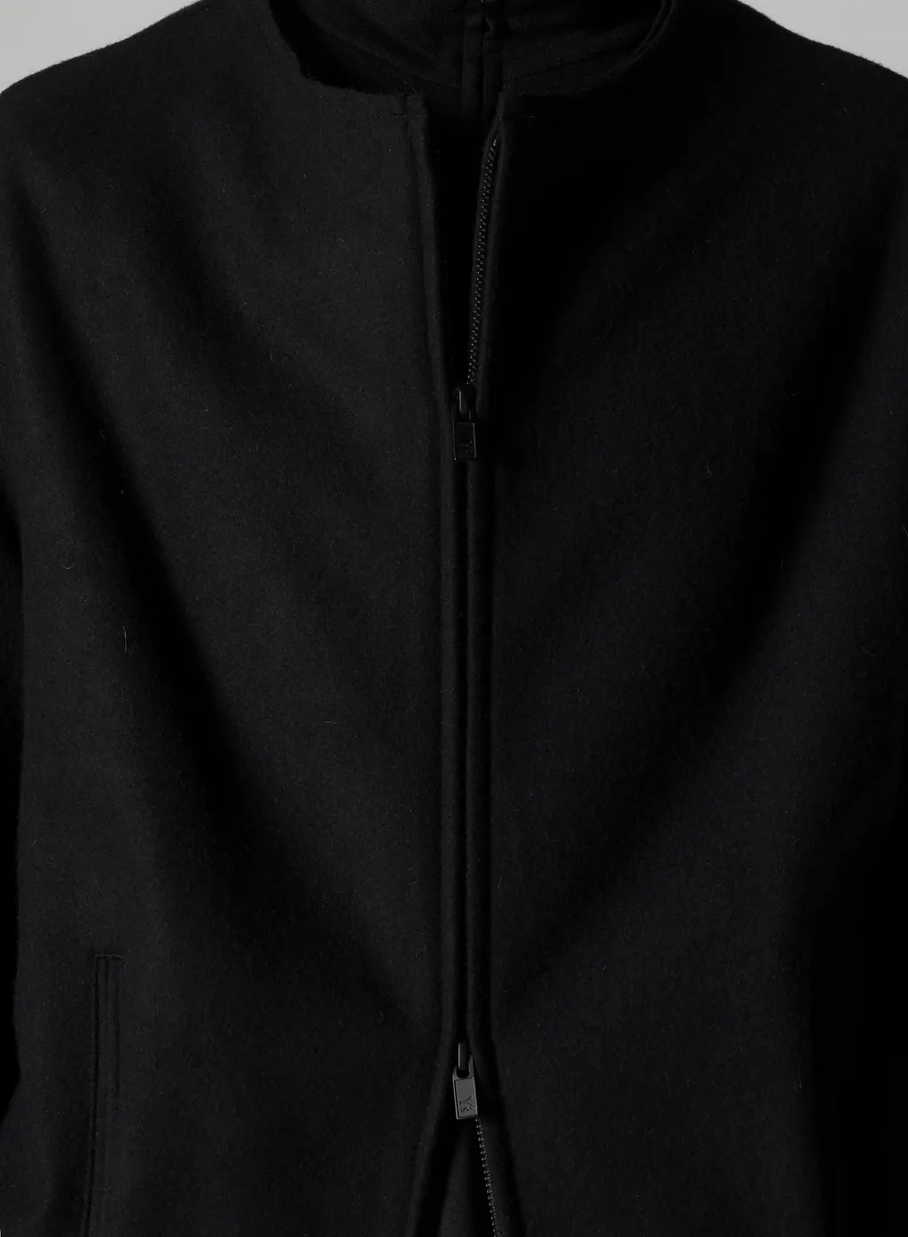 Collarless Blouson
