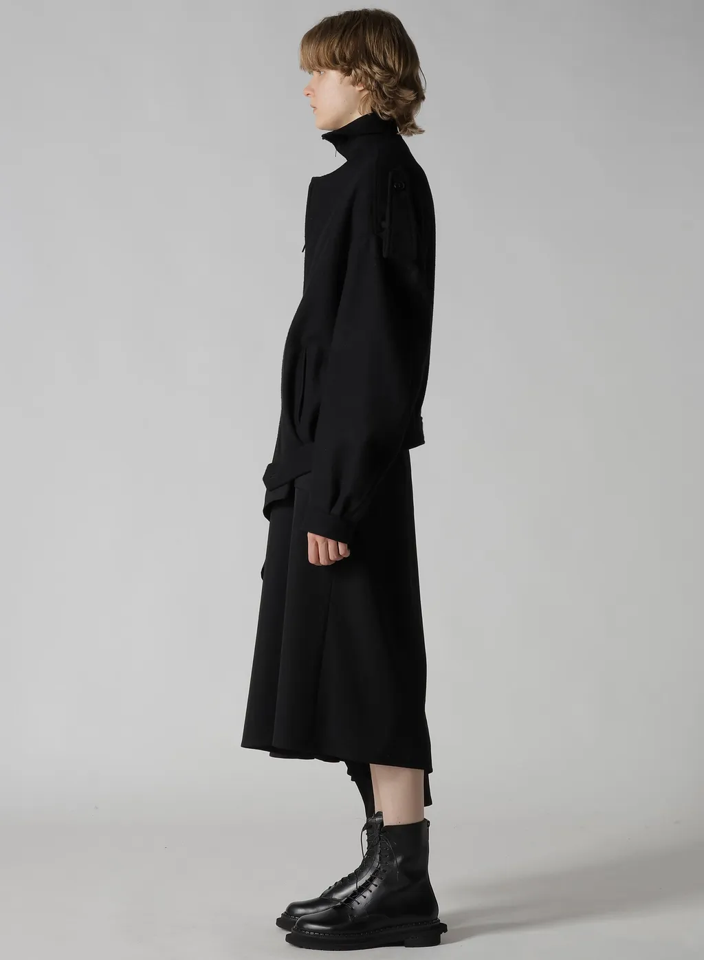 Collarless Blouson