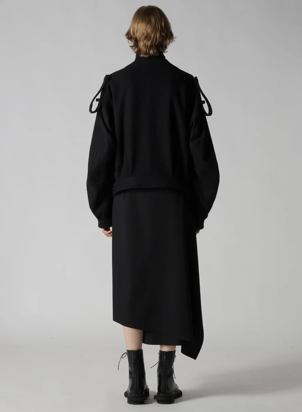 Collarless Blouson