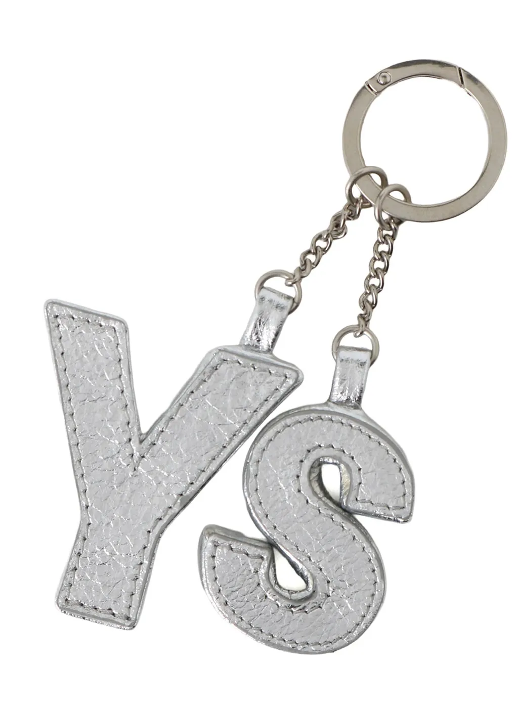 Y's Block Leather Bag Charm