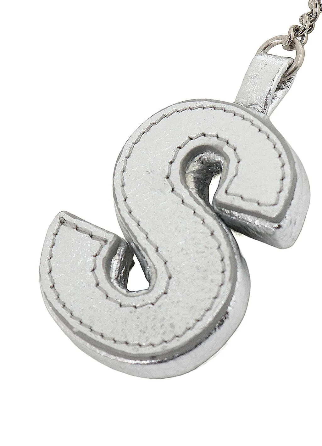 Y's Block Leather Bag Charm