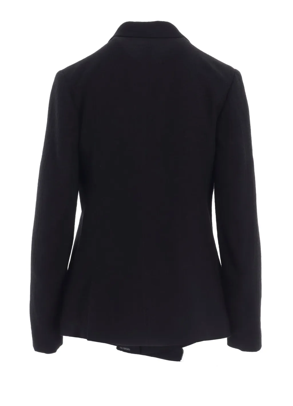 Wool Gauze Twill Left Front Drape Jacket