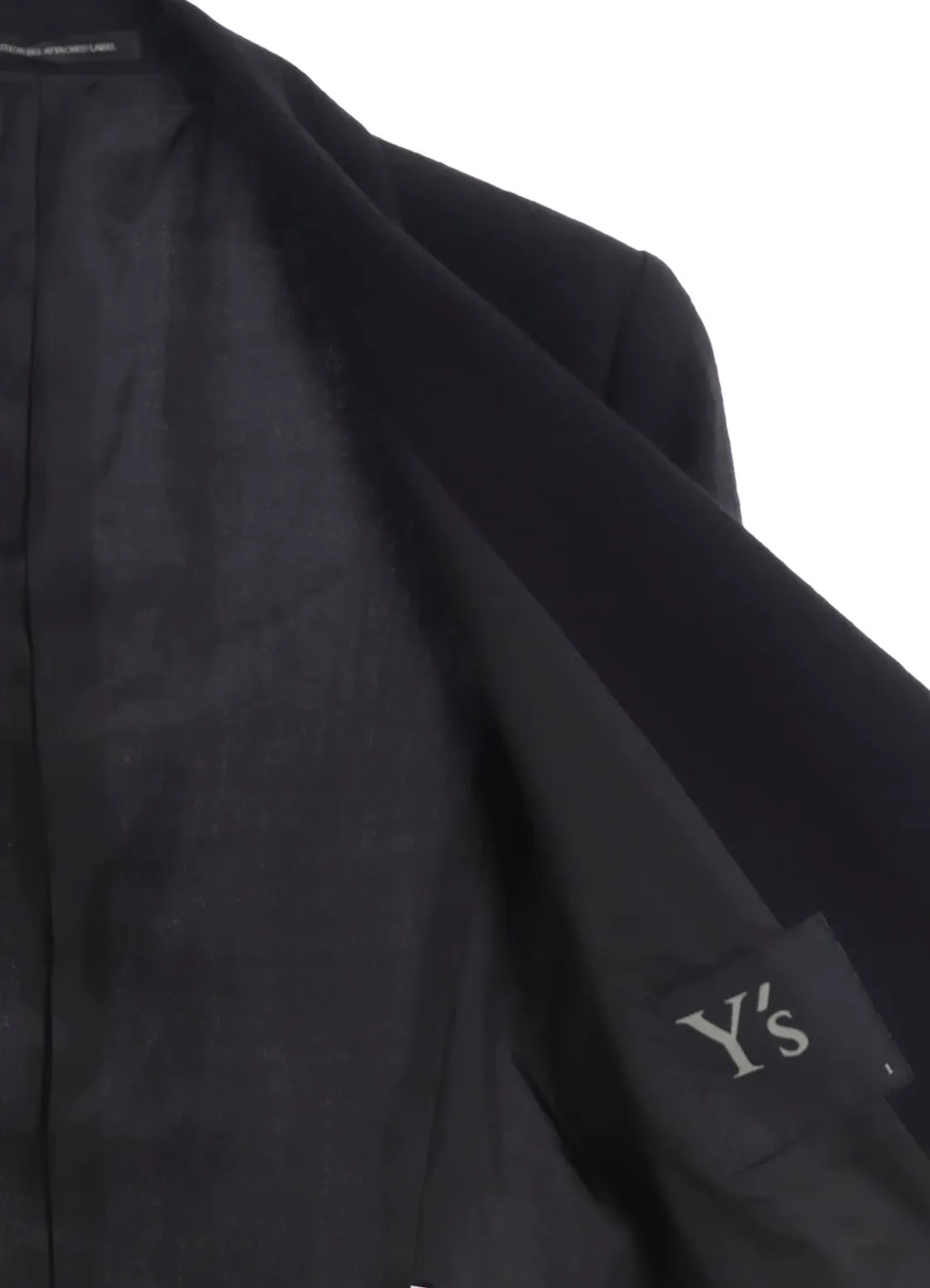 Wool Gauze Twill Left Front Drape Jacket