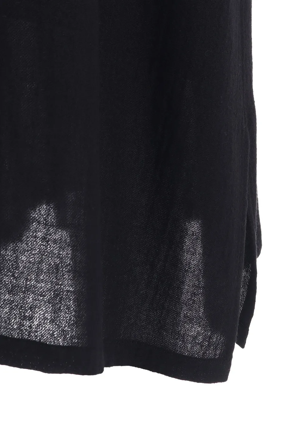 Wool Gauze Twill Long Dress With Pocket