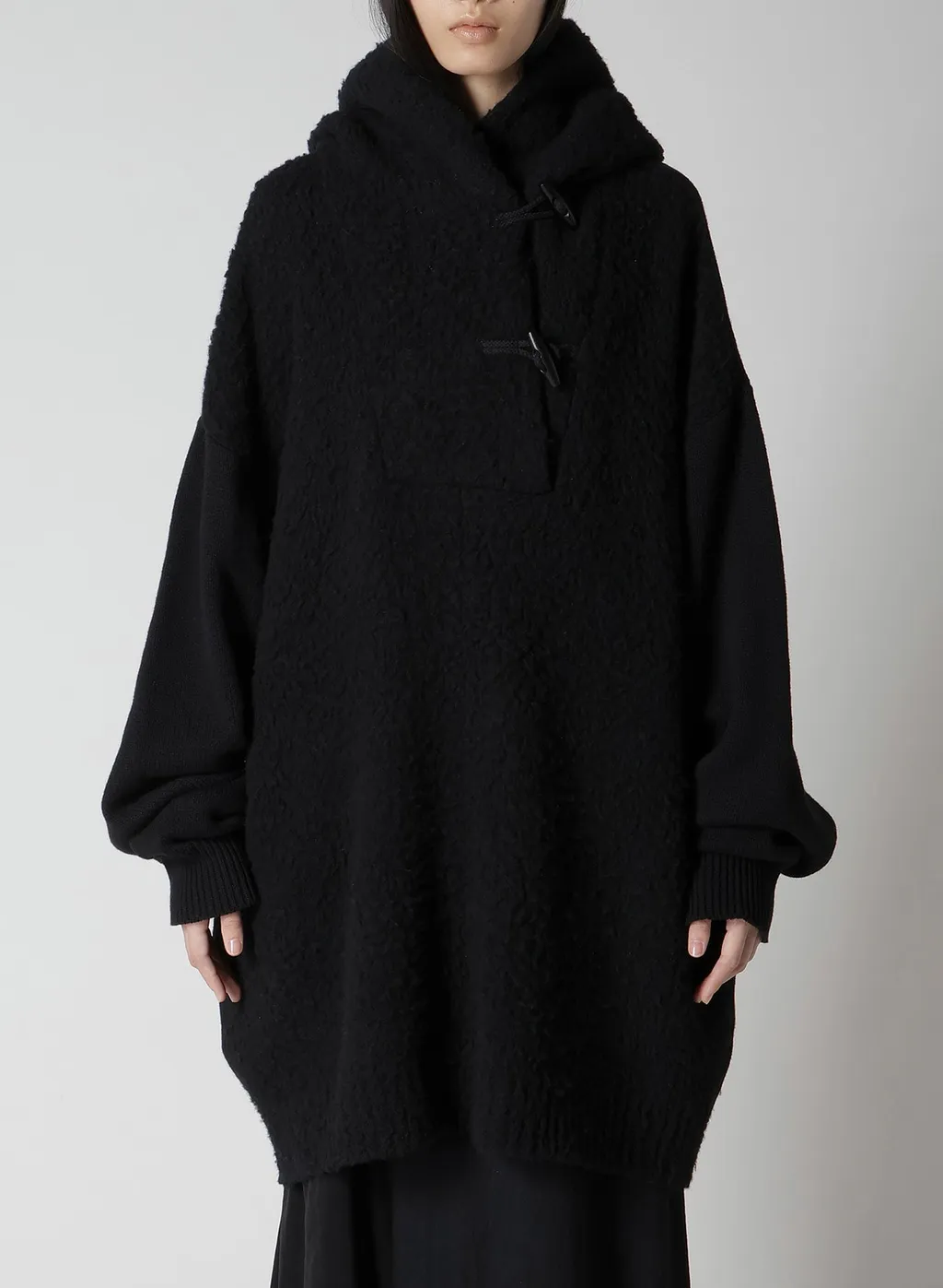 Toggle Buttun Hoodie