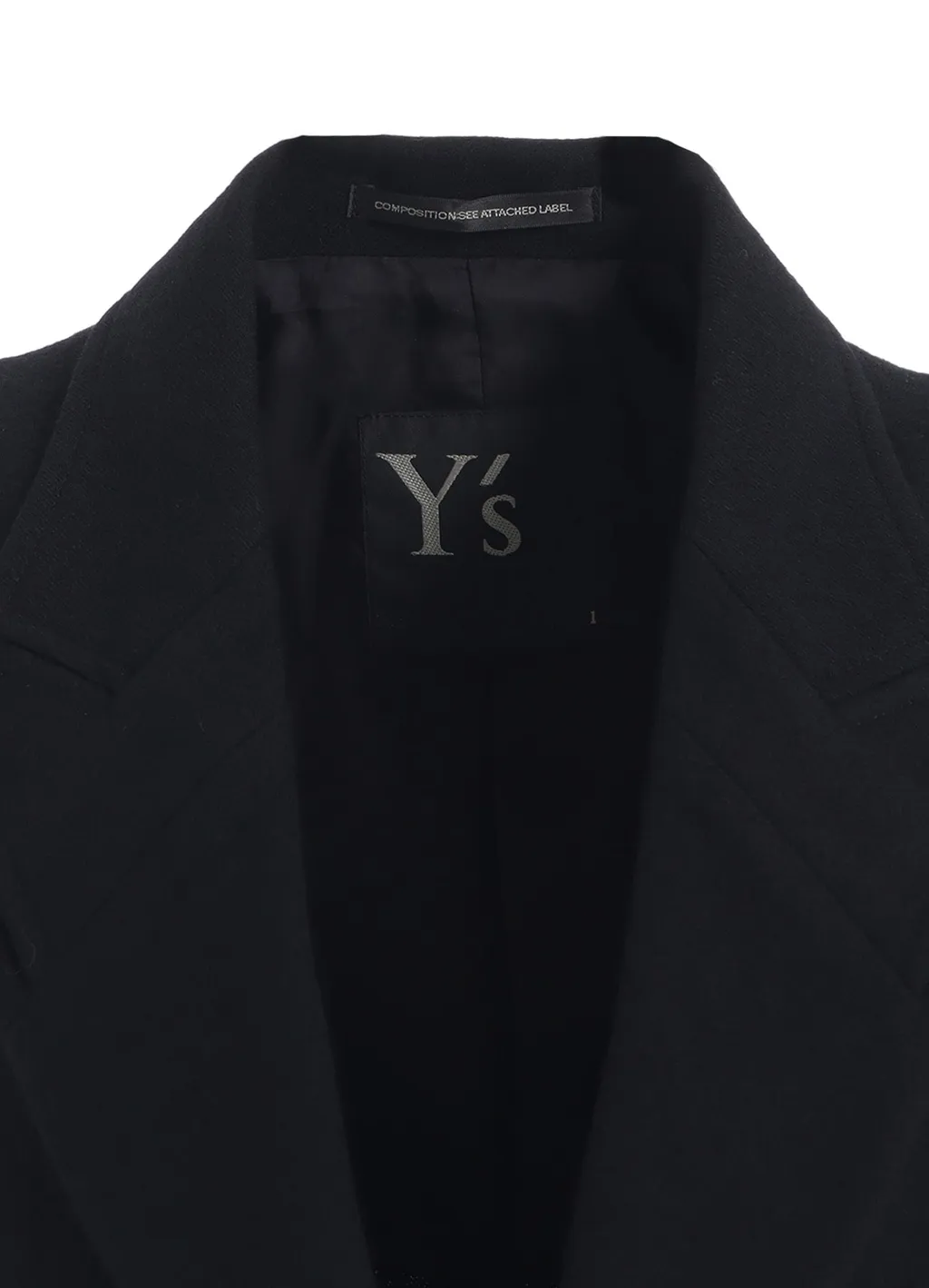 Milling Wool Serge Peaked Lapel Jacket