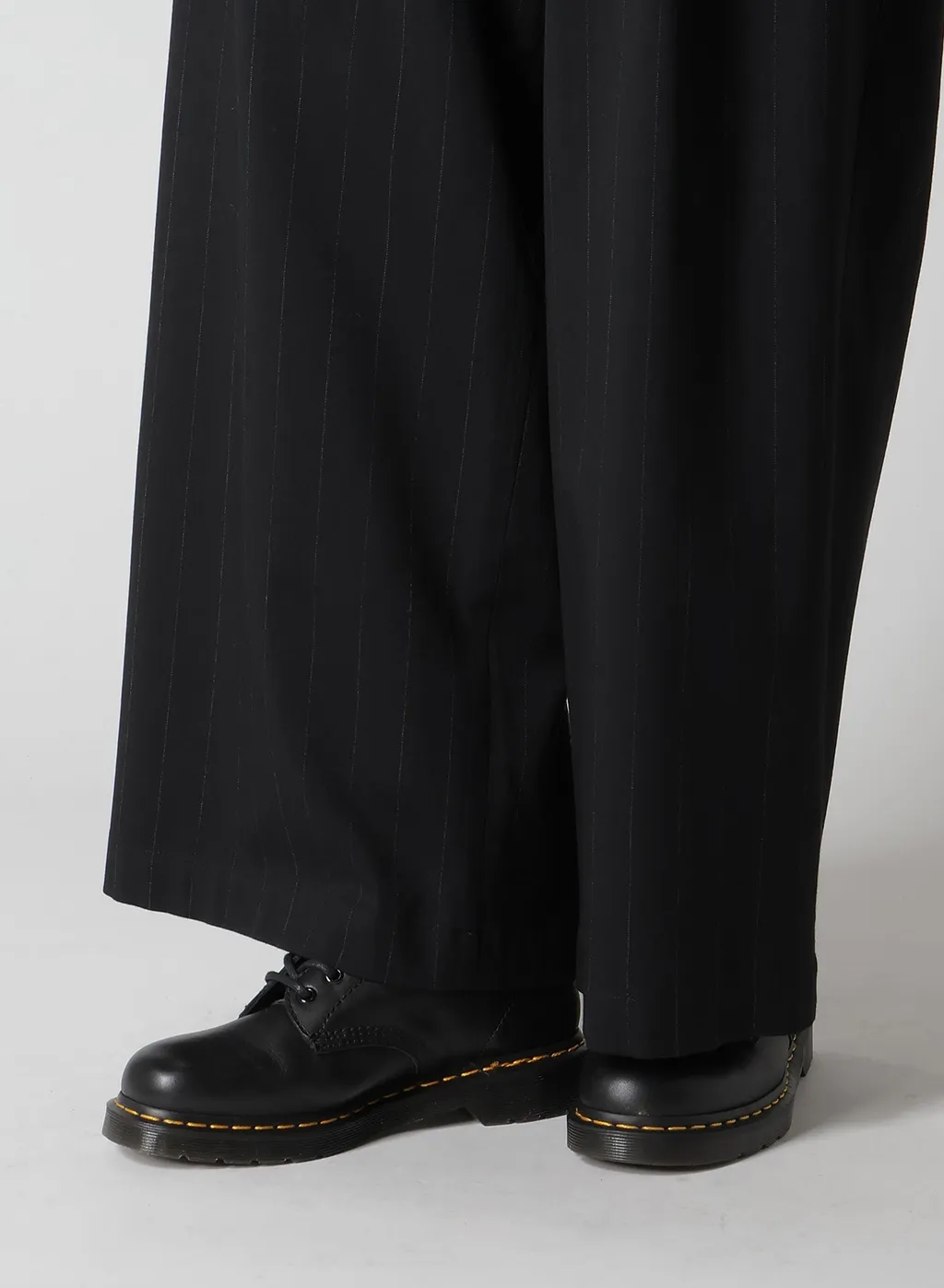 W/Ry Stripe Waist String Wide Pants
