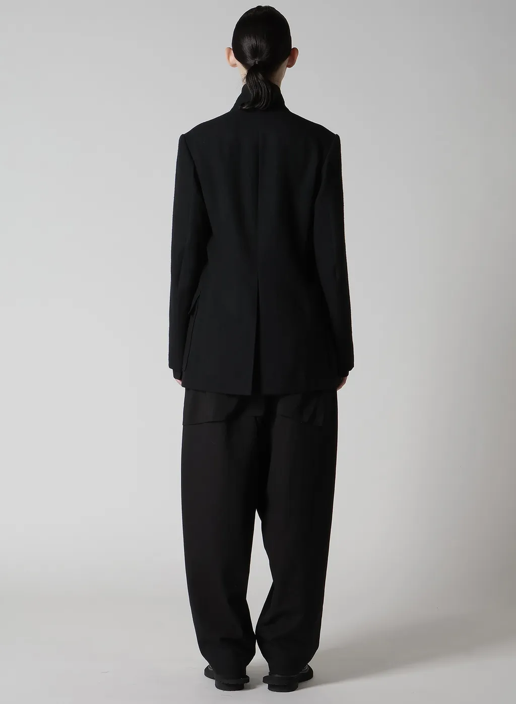 Milling Wool Serge Notched Lapel Jacket