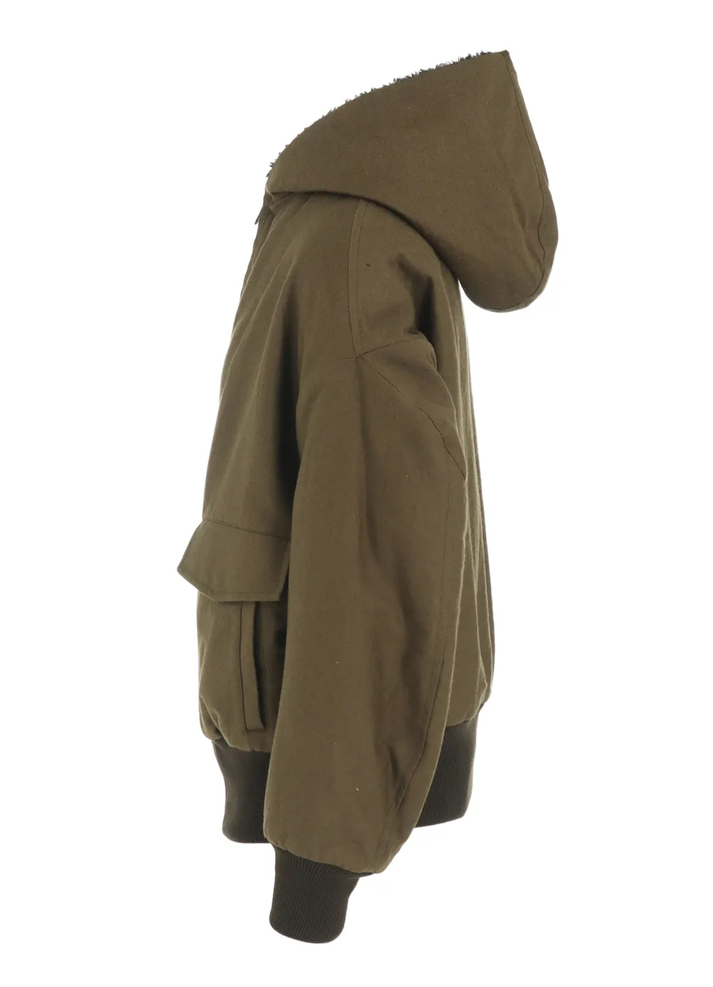 Cotton/Flax Moleskin Reversible Blouson