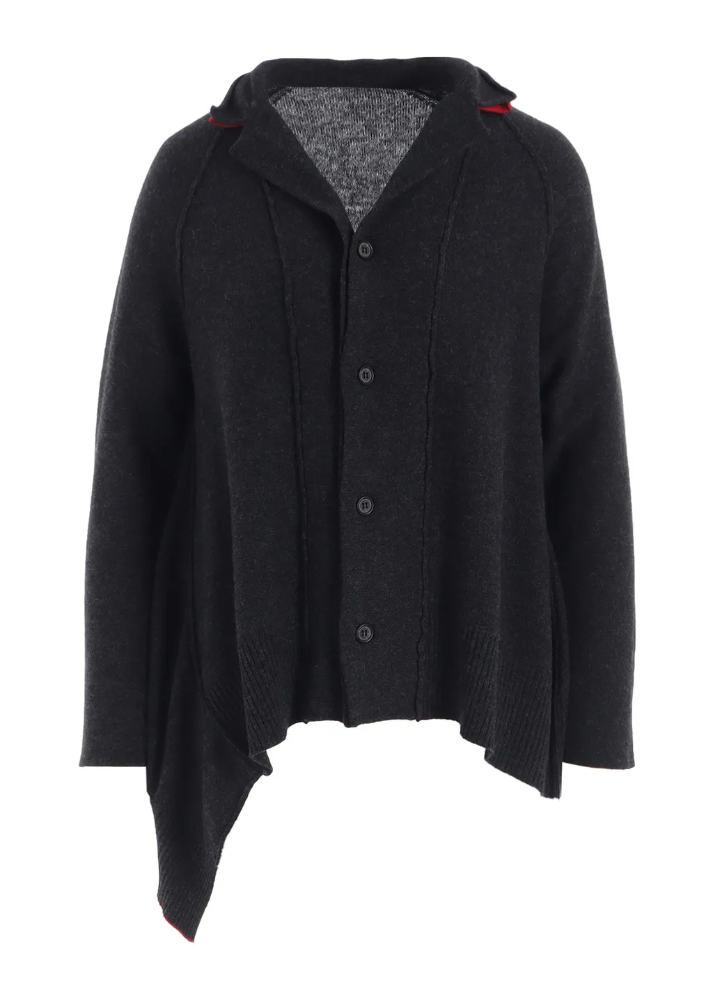 Wool Brend Draped Jacket