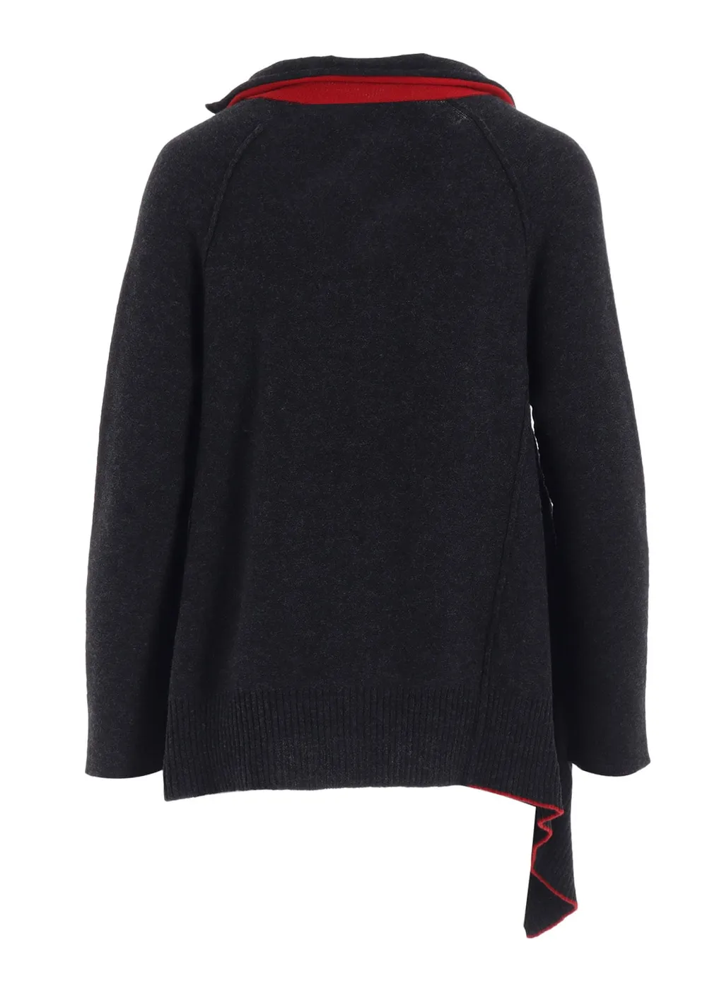 Wool Brend Draped Jacket