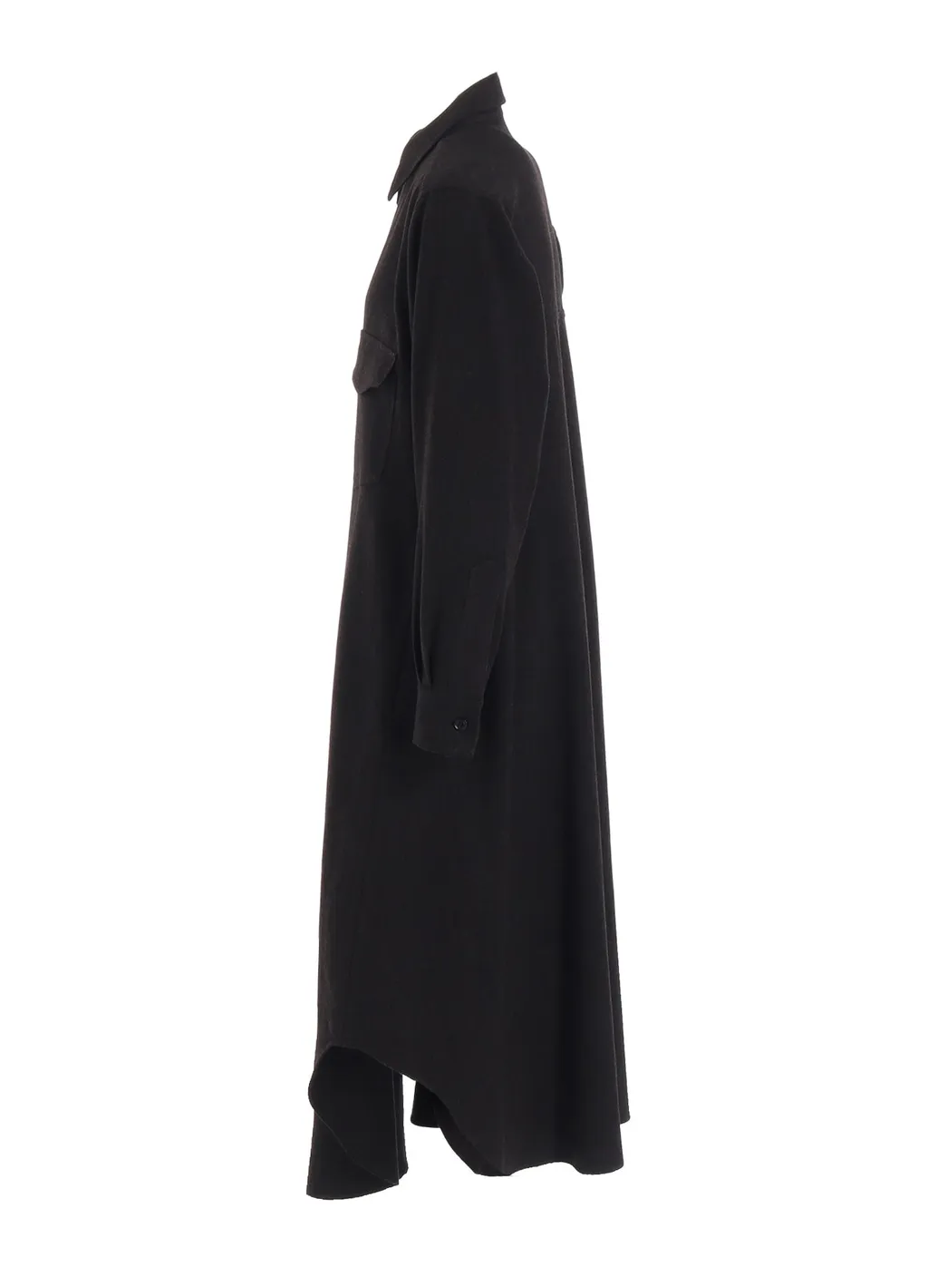 W/Ny Herringbone Military Long Dress