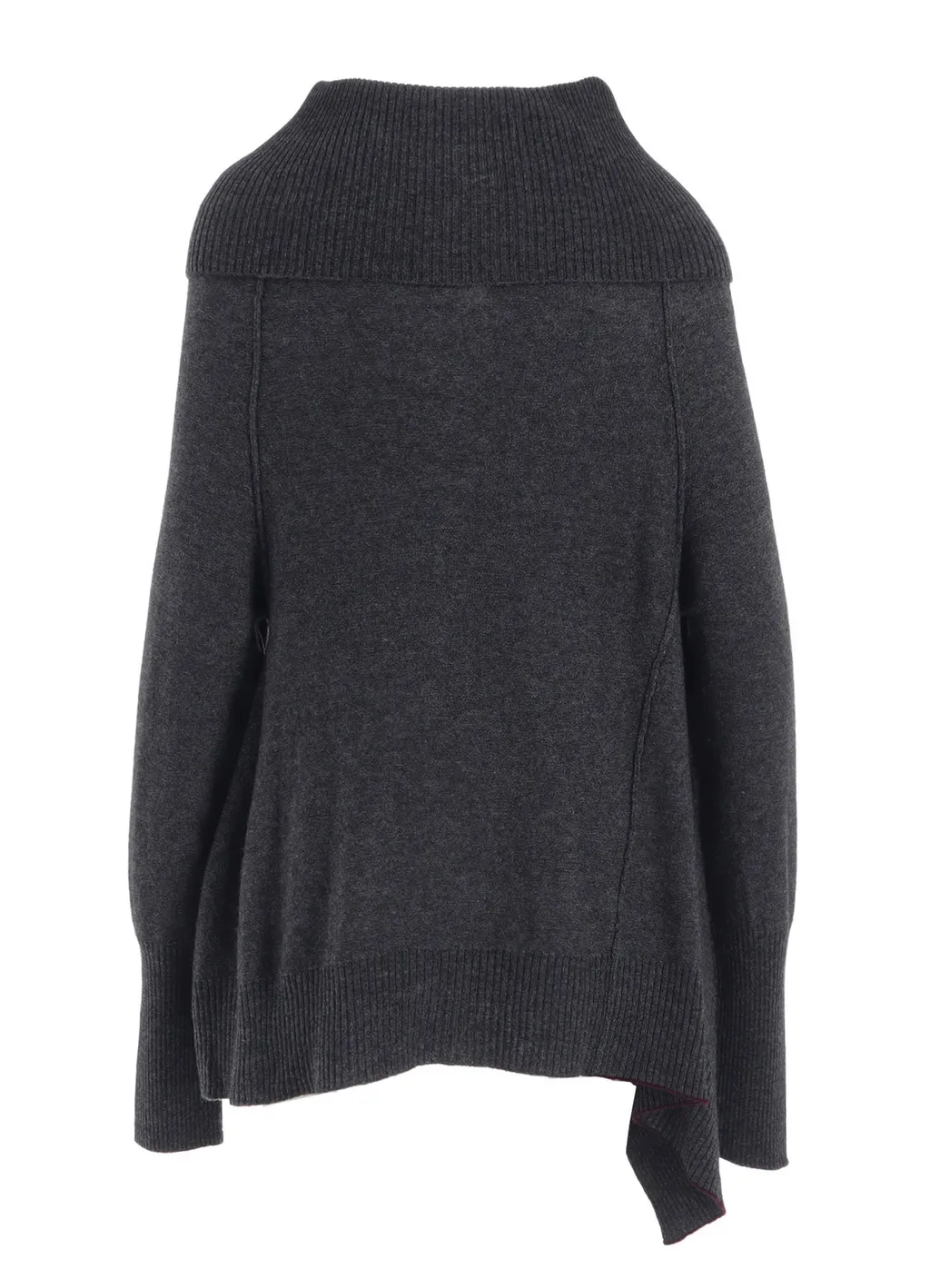 Wool Brend Draped Cardigan