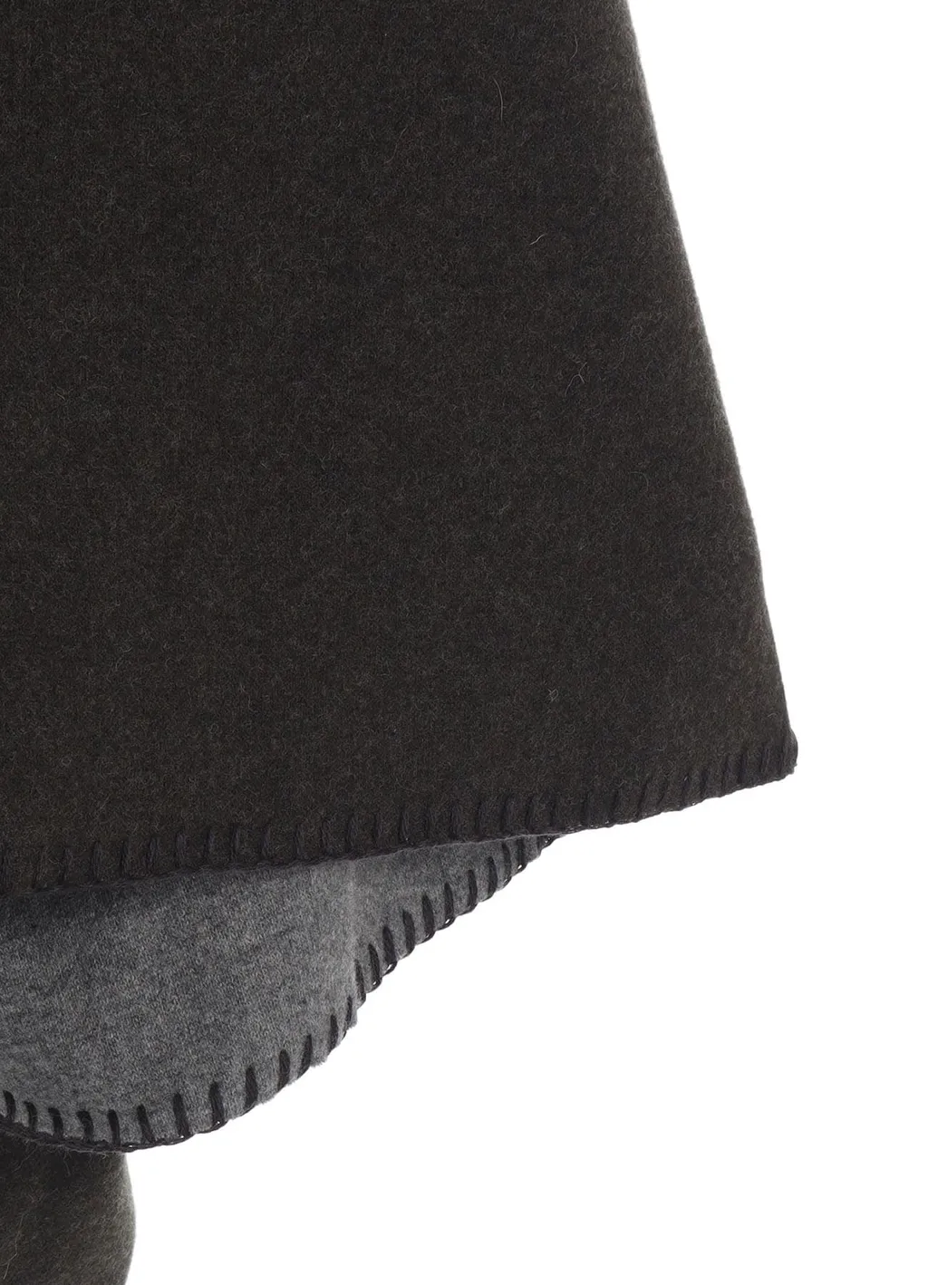 W/Ny Reversible Jersey Asymmeteric Cape