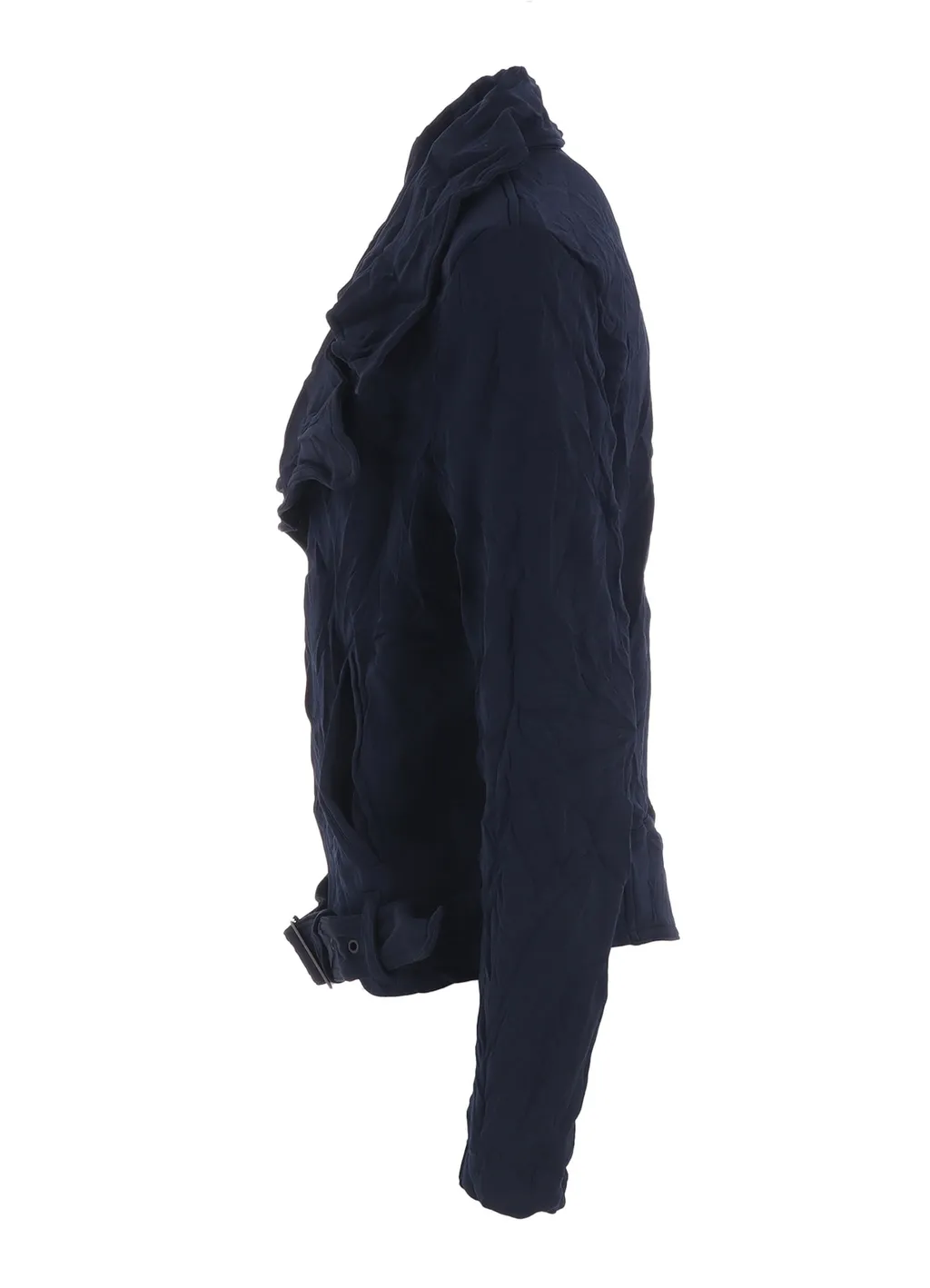 Wrinkle-Effect Moto Jacket