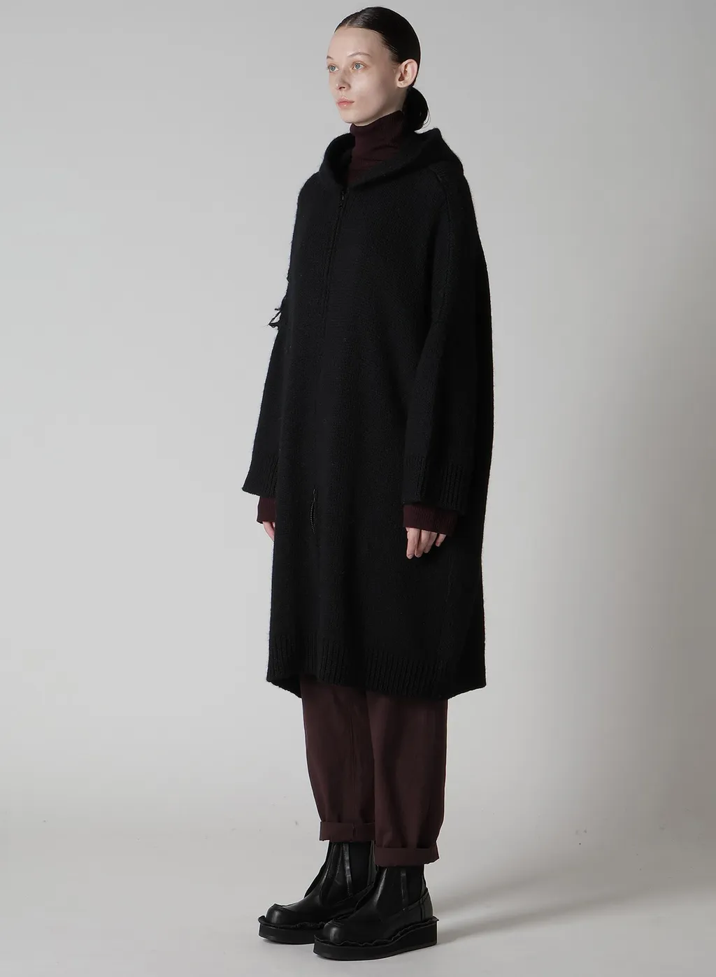 Fringe Jq Hooded Cardigan