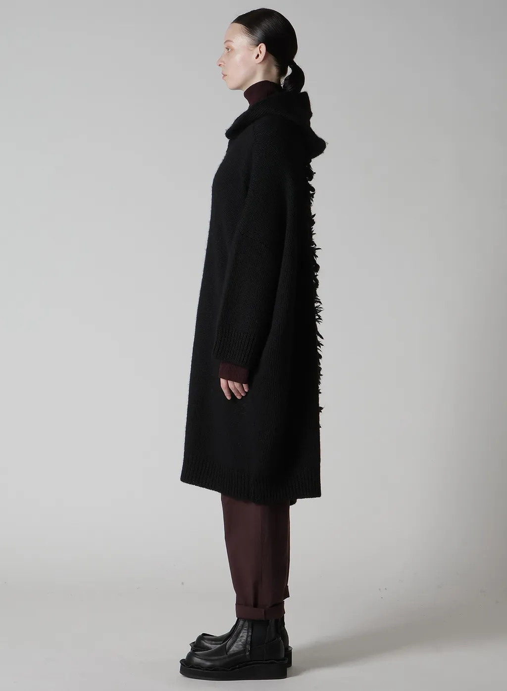 Fringe Jq Hooded Cardigan