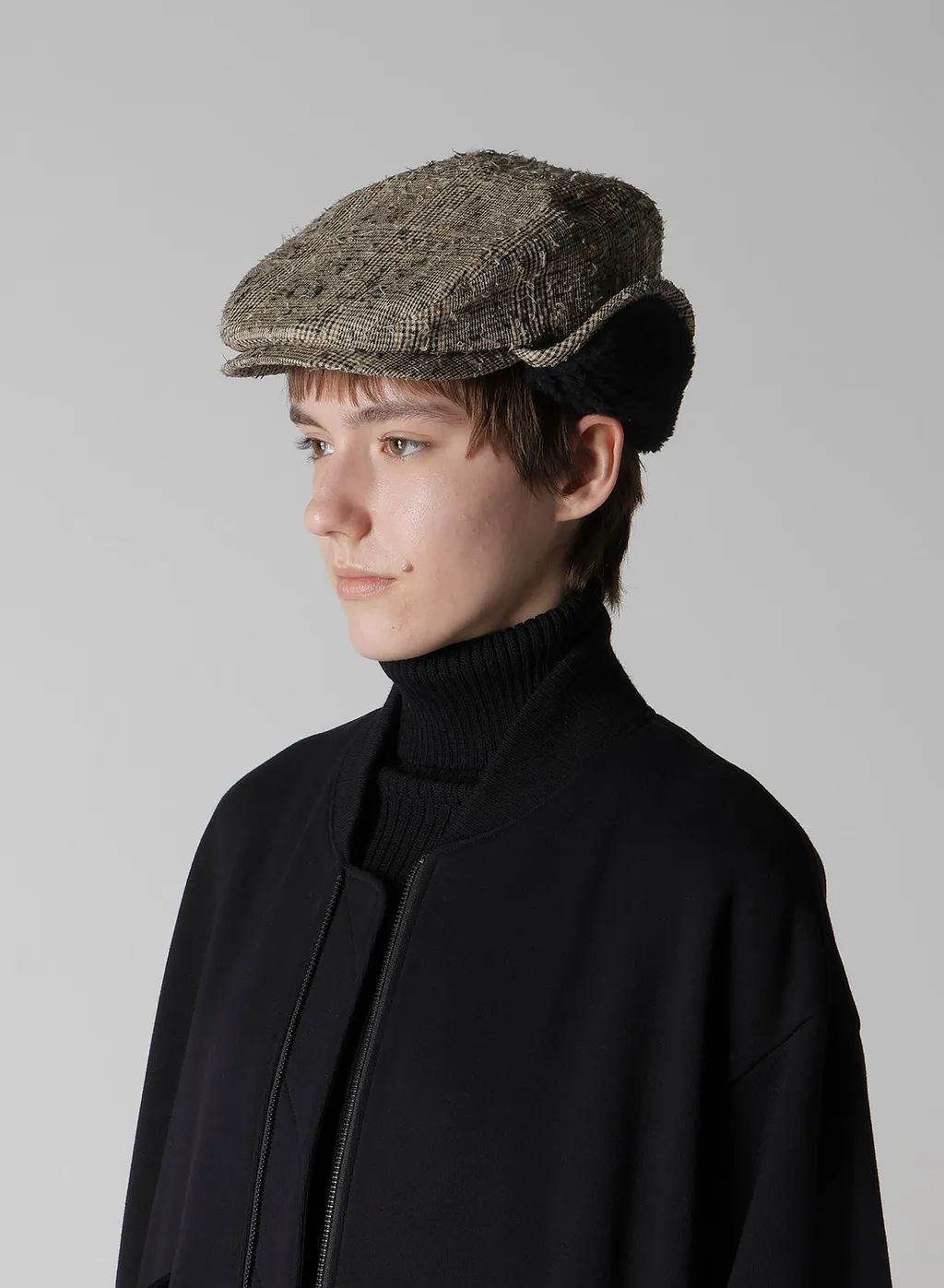 Needle-Punched Earmuff Cap