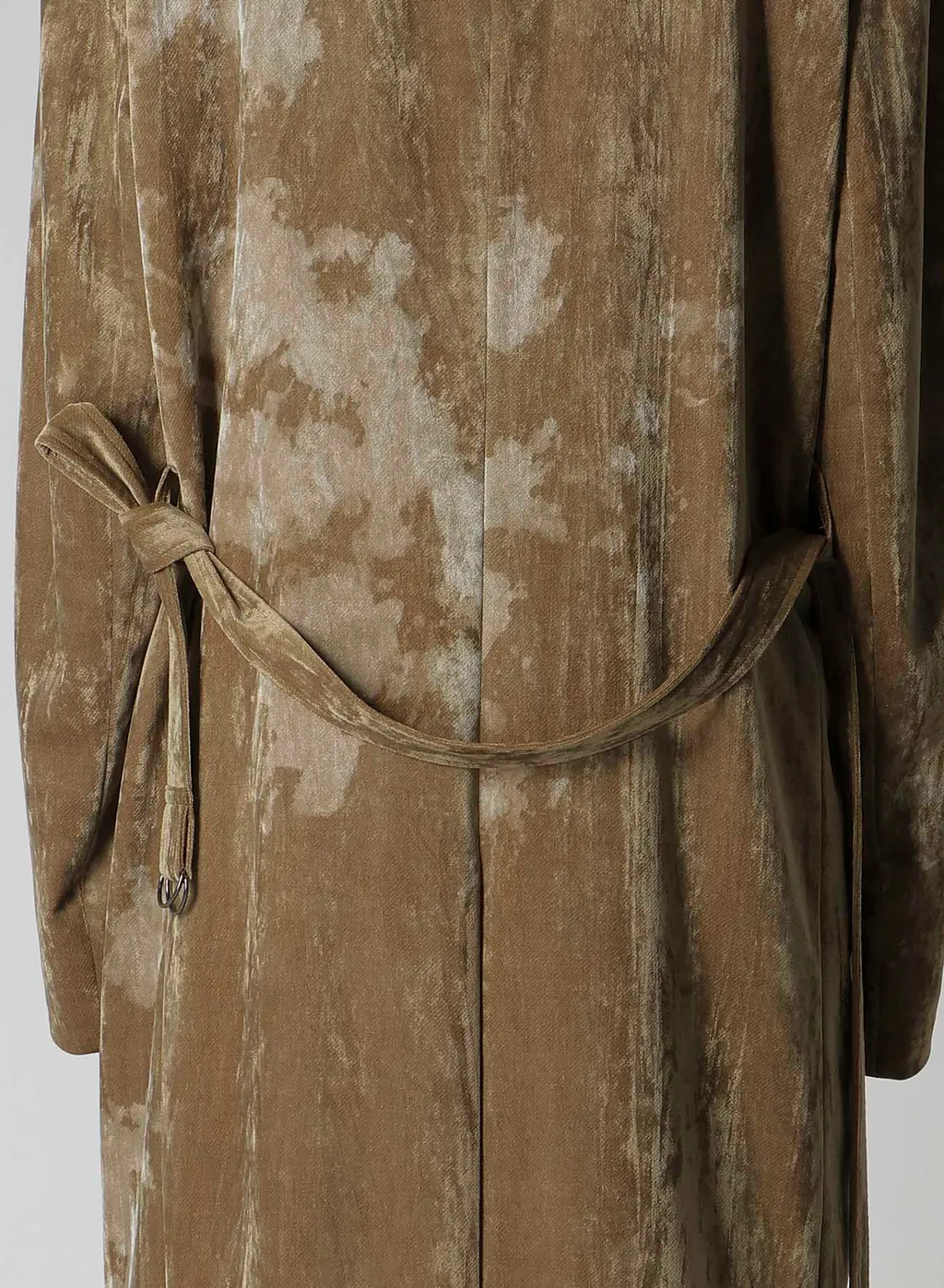 Discharge-Printed Velvet Big Jacket