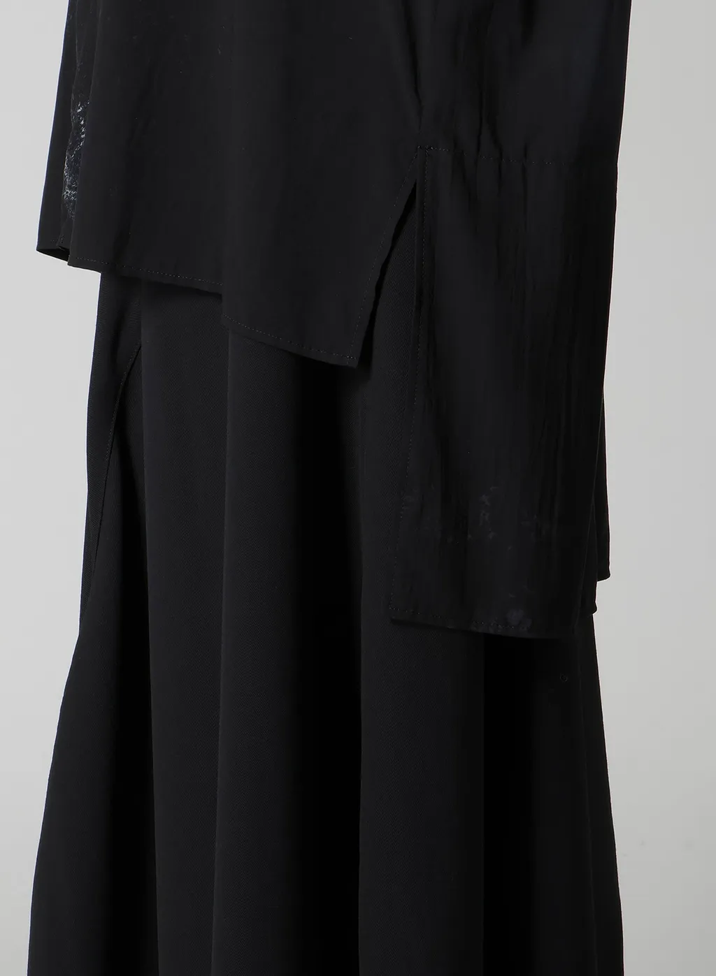 Print Big Blouse Black