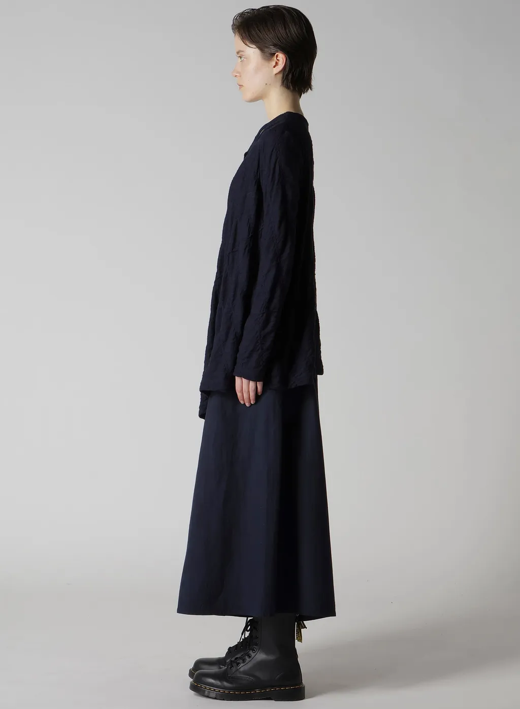 Diagonal Cable Jq String Collar Long T
