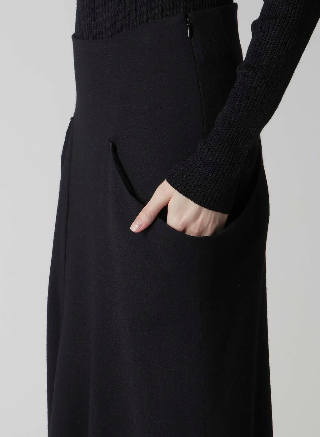 W/Ry Washer Processed Gauze Drop Skirt