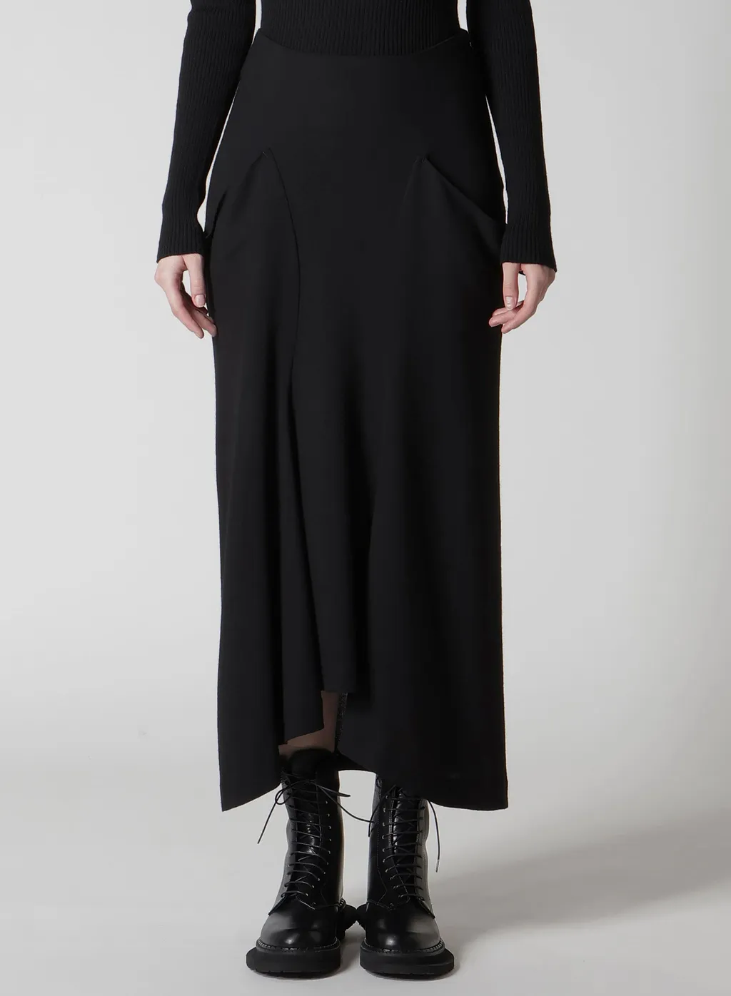 W/Ry Washer Processed Gauze Drop Skirt