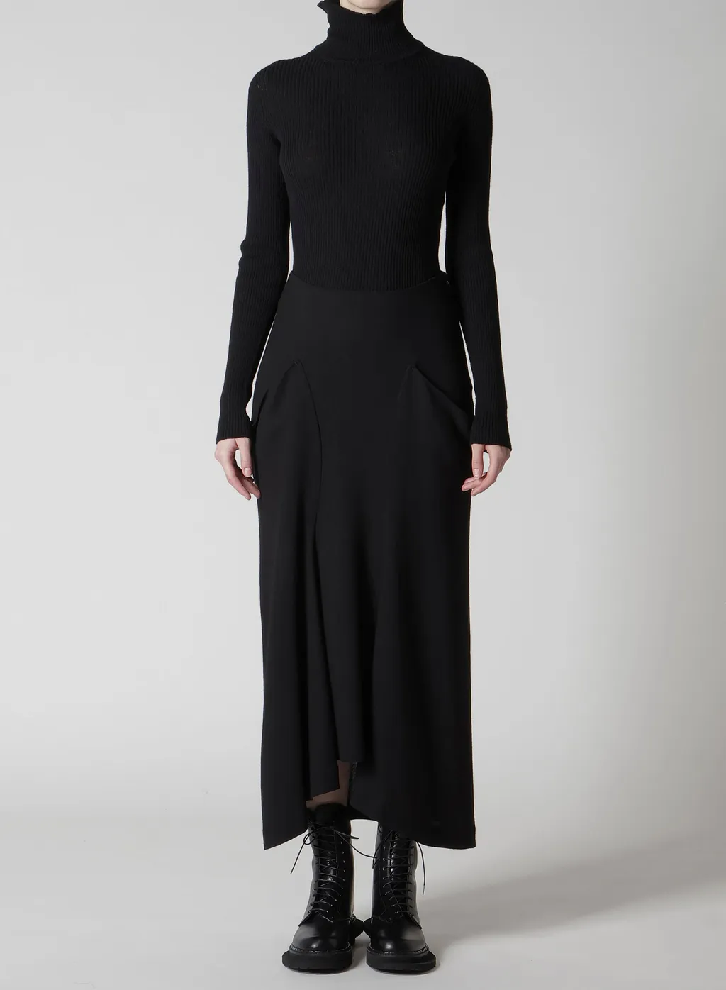 W/Ry Washer Processed Gauze Drop Skirt