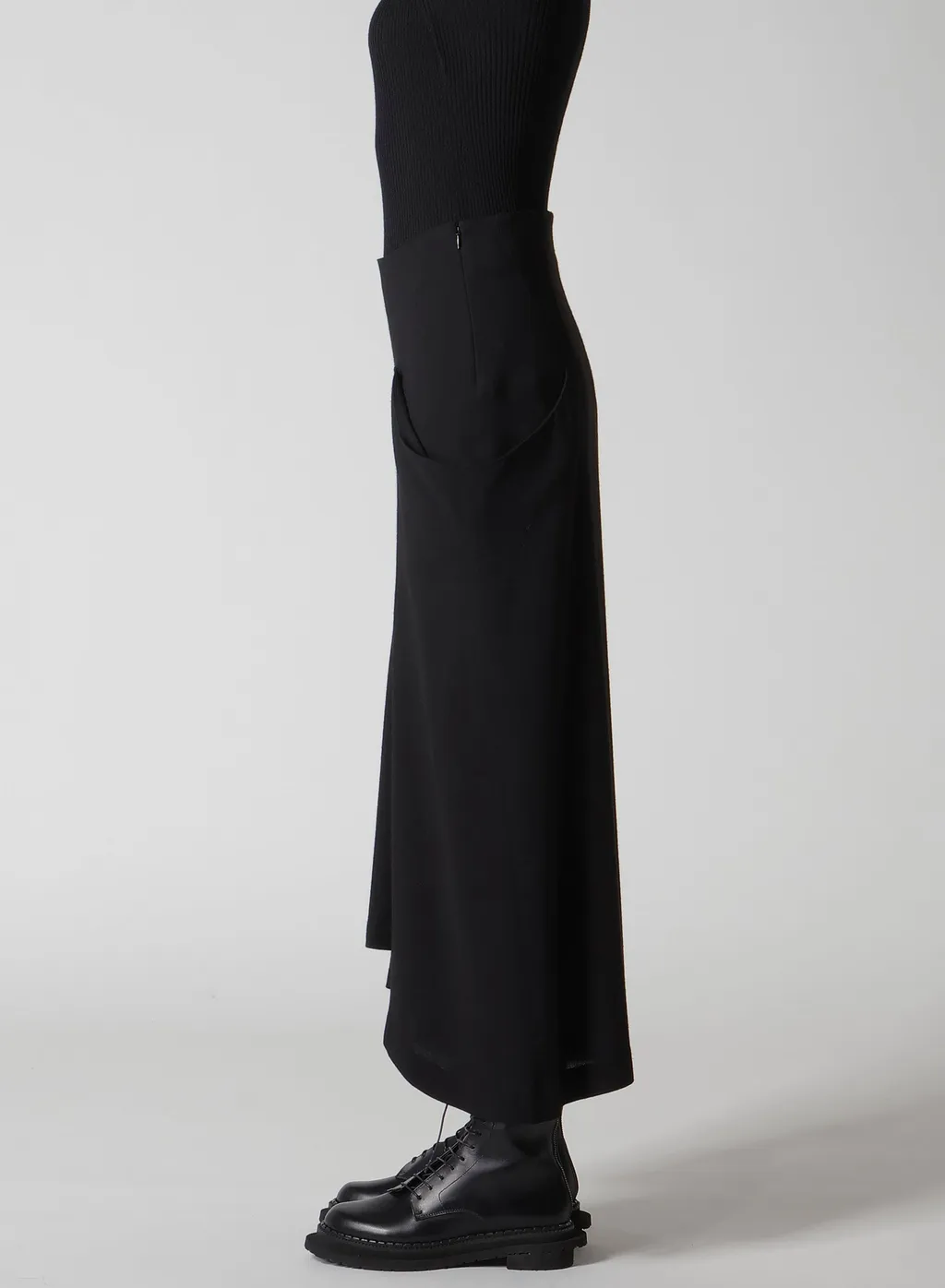 W/Ry Washer Processed Gauze Drop Skirt