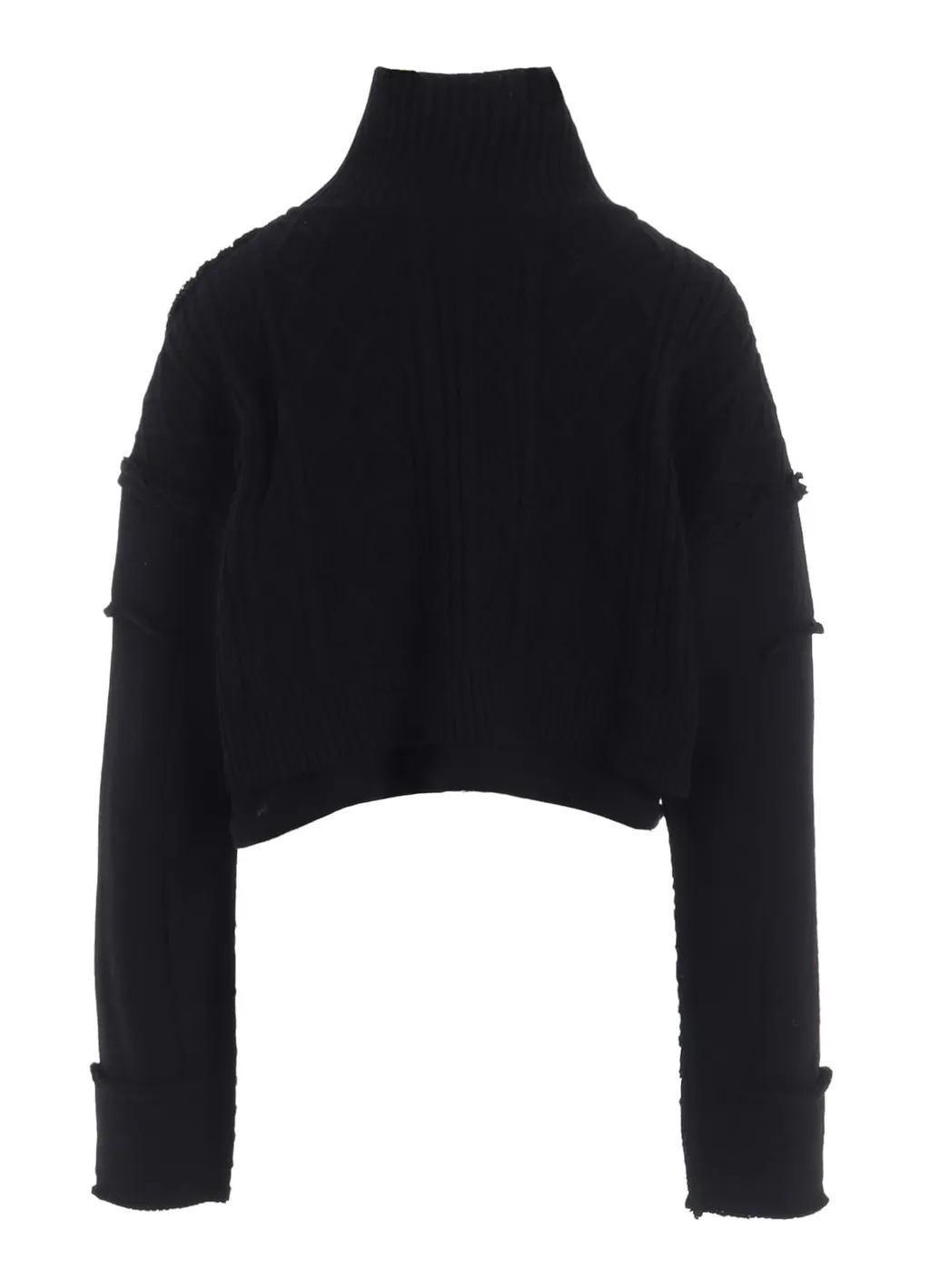 Deconsructed Design Cable Knit Pullover
