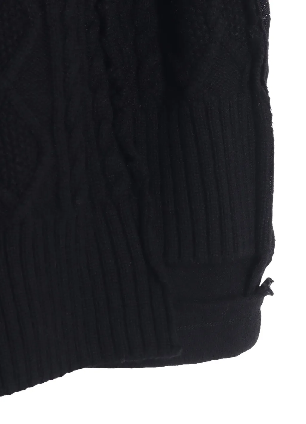 Deconsructed Design Cable Knit Pullover