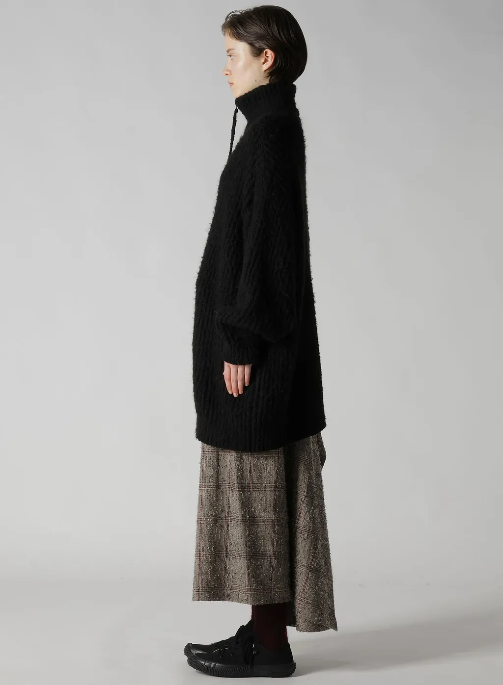 Fleece Raised Zip-Up Cardigan