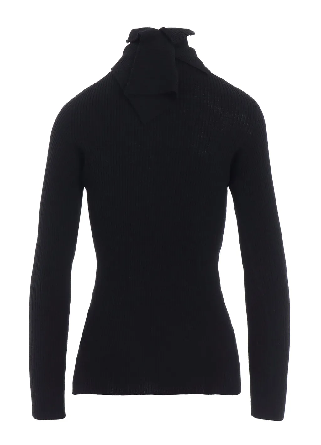 Double High Neck Rib Pullover