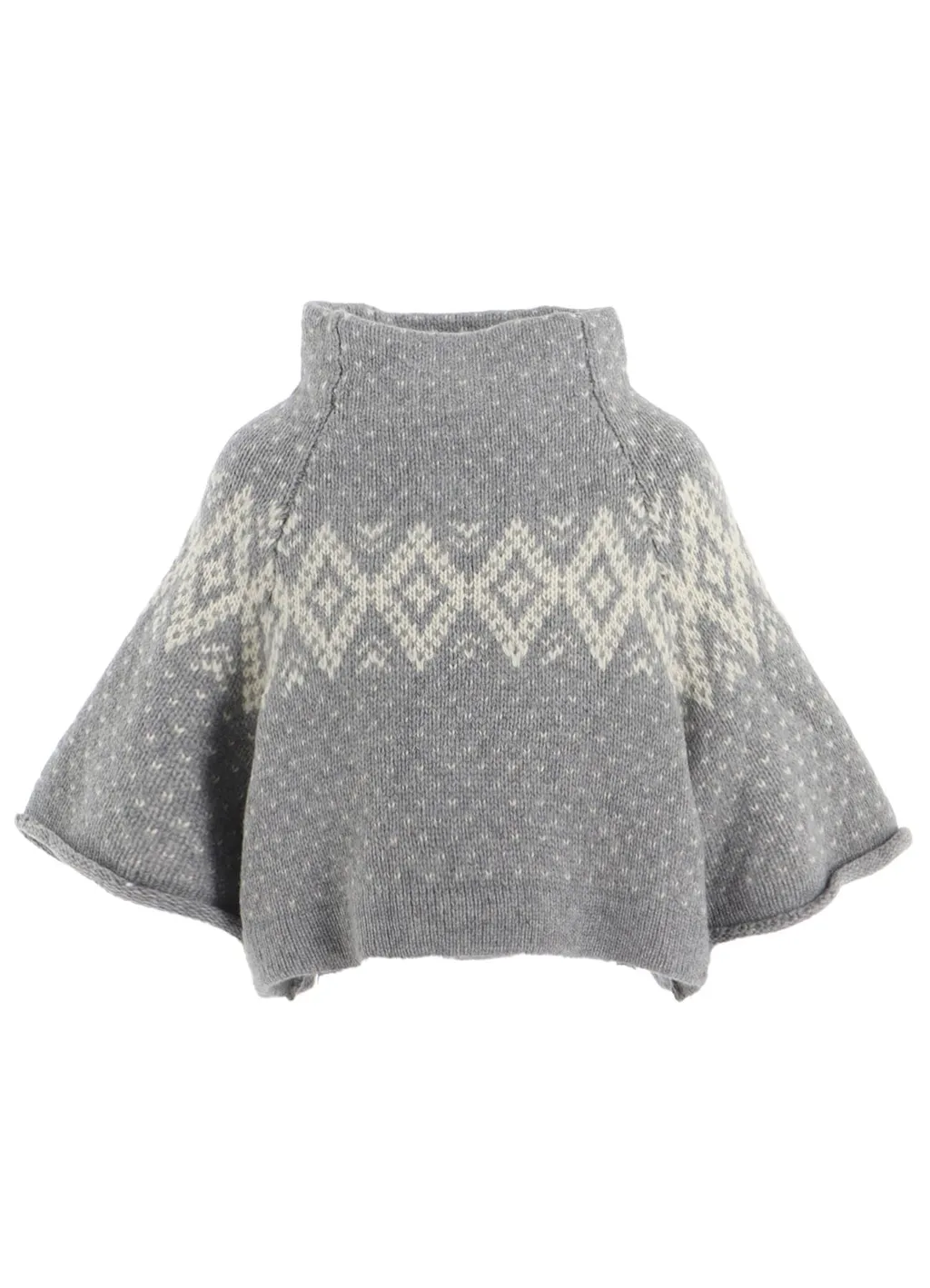 Nordic Jq Short Raglan Sleeve Pullover
