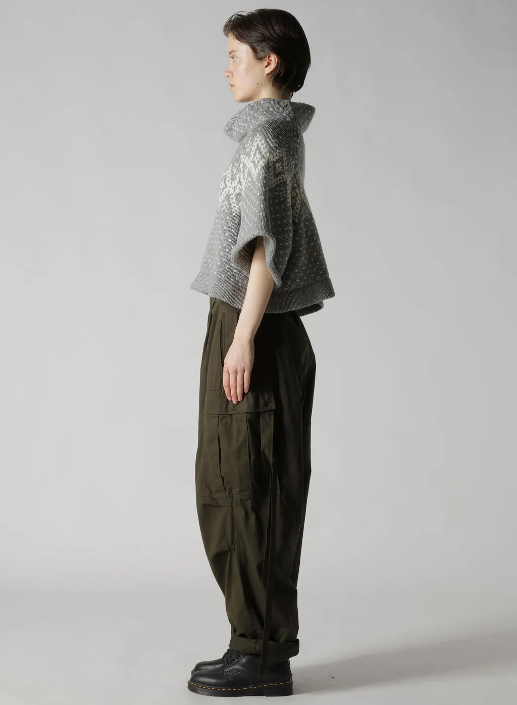Nordic Jq Short Raglan Sleeve Pullover
