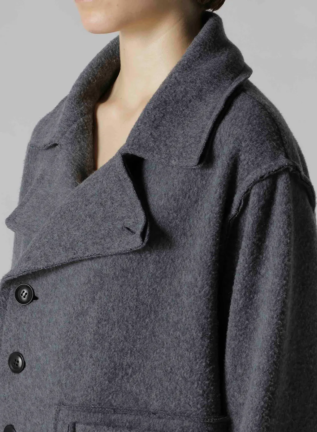 W/Ny Boiled Wool/Fleece H-Short J