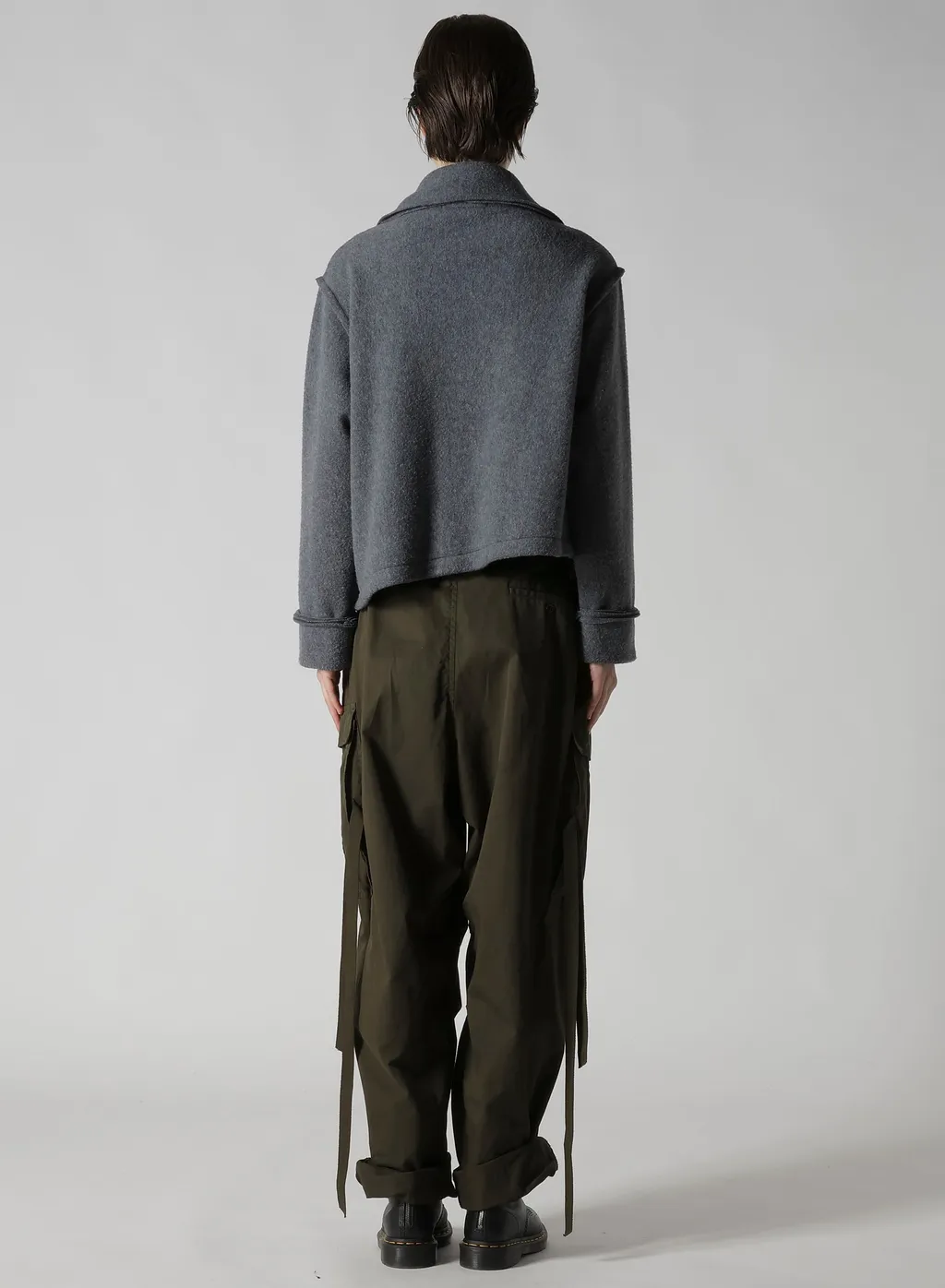 W/Ny Boiled Wool/Fleece H-Short J